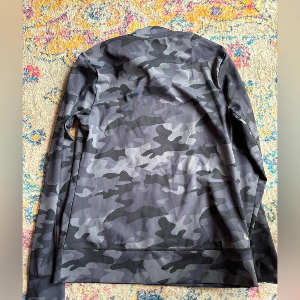 Designer Women Lolë grey camouflage vest Size M / US 6-8 / IT 42-44 - 2 Thumbnail