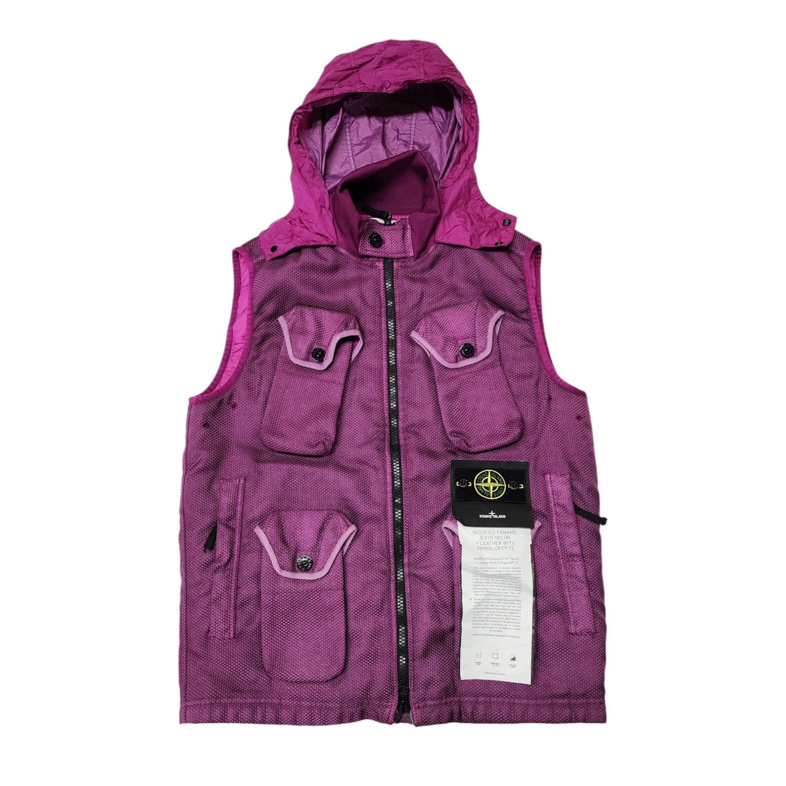 Stone Island Panama Modified Vest Purple L $1298 Size US L / EU 52-54 / 3 - 3 Thumbnail