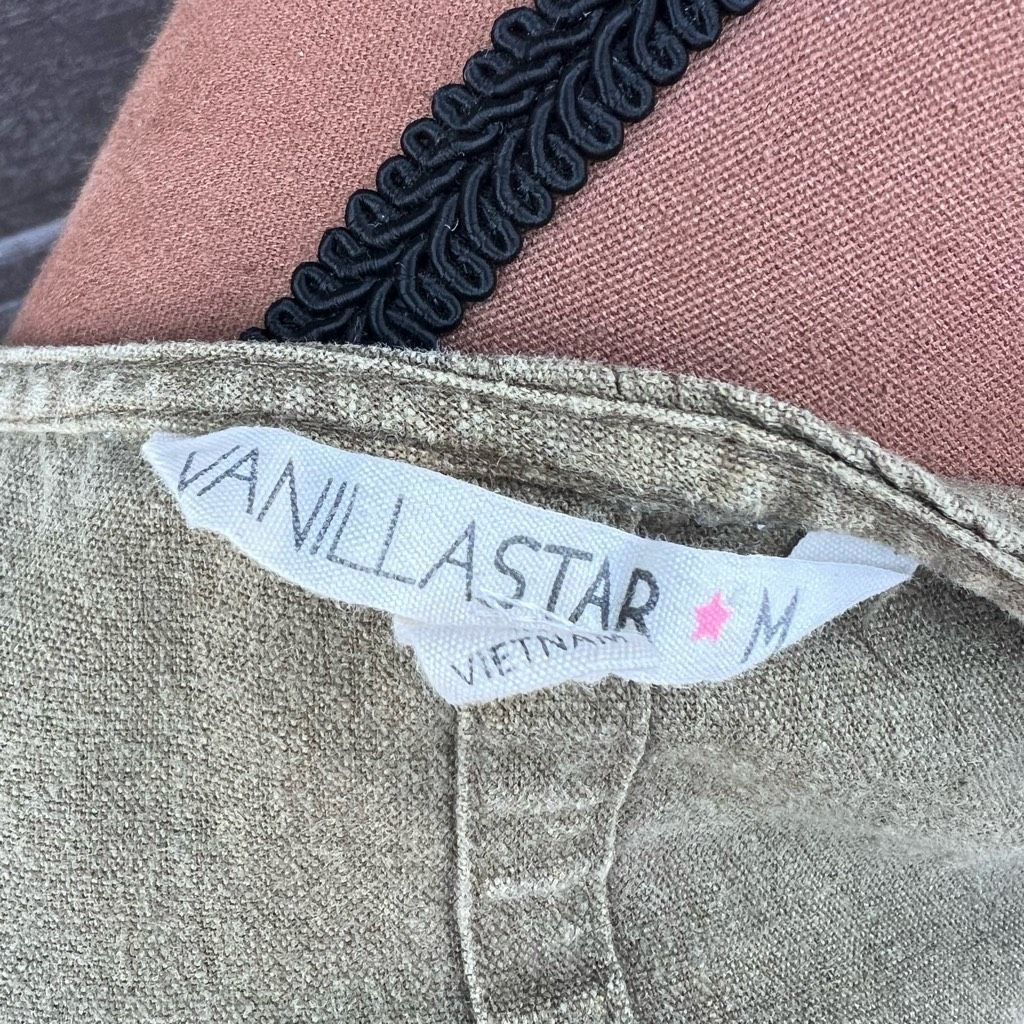 Other Vanilla Star, Sleeveless Button up Front Tie Acid Wash Crop top Juniors’ Medium Size M / US 6-8 / IT 42-44 - 7 Thumbnail