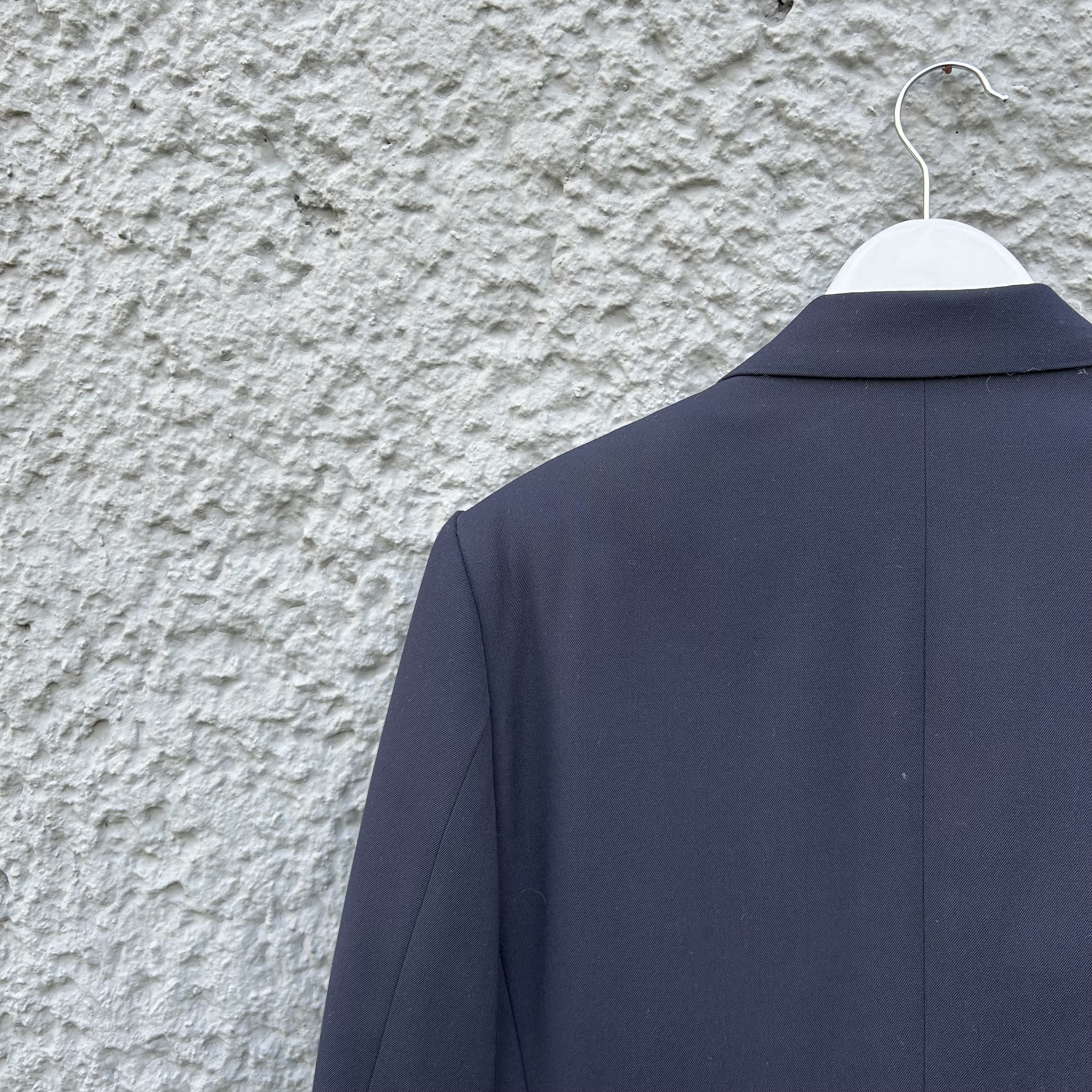 Dries Van Noten Dries van Noten Blue Double-Layered Blazer Jacket Size 48R - 4 Thumbnail