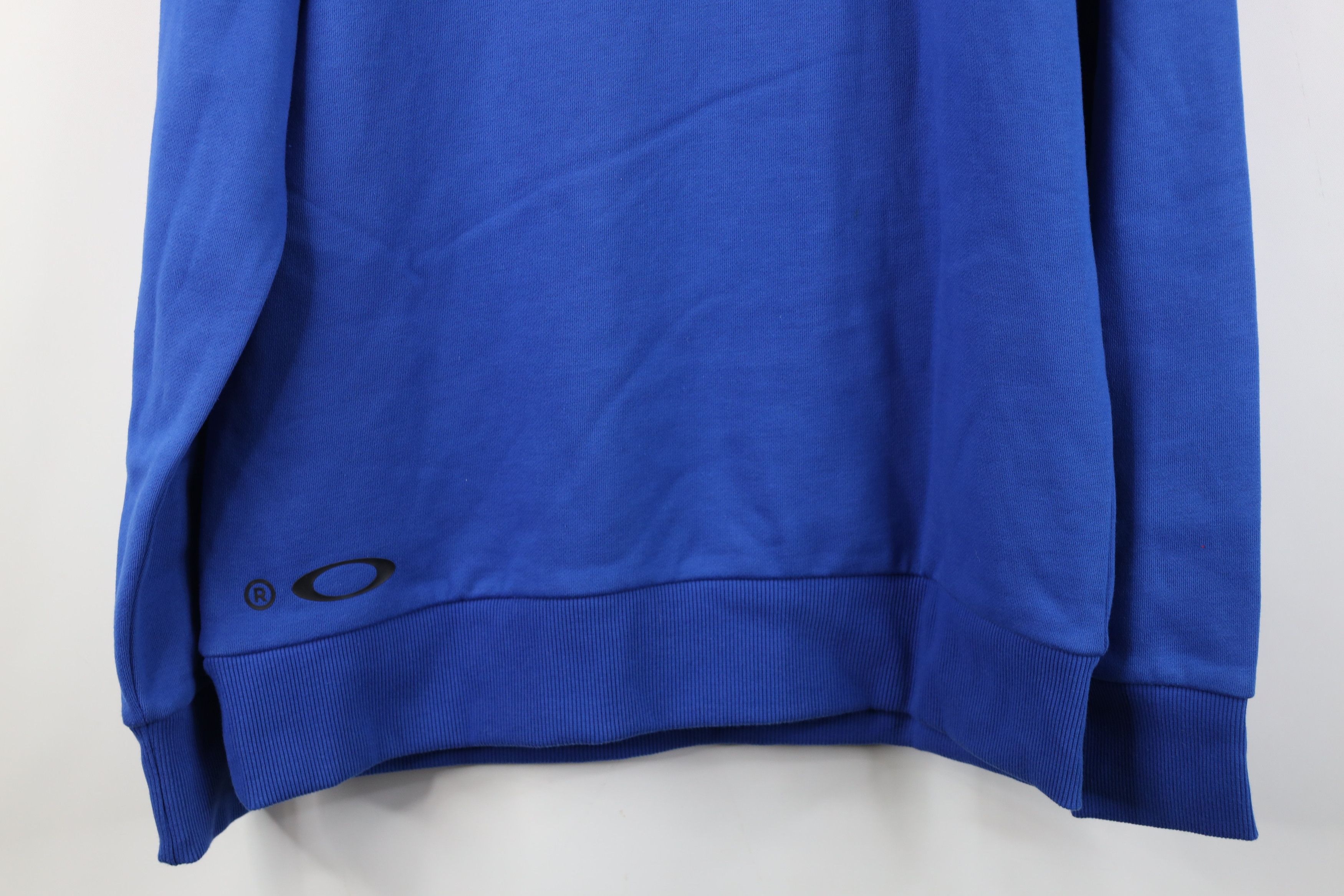 Oakley Vintage Y2K Oakley Spell Big Logo French Terry Hoodie Blue Size US L / EU 52-54 / 3 - 15 Thumbnail