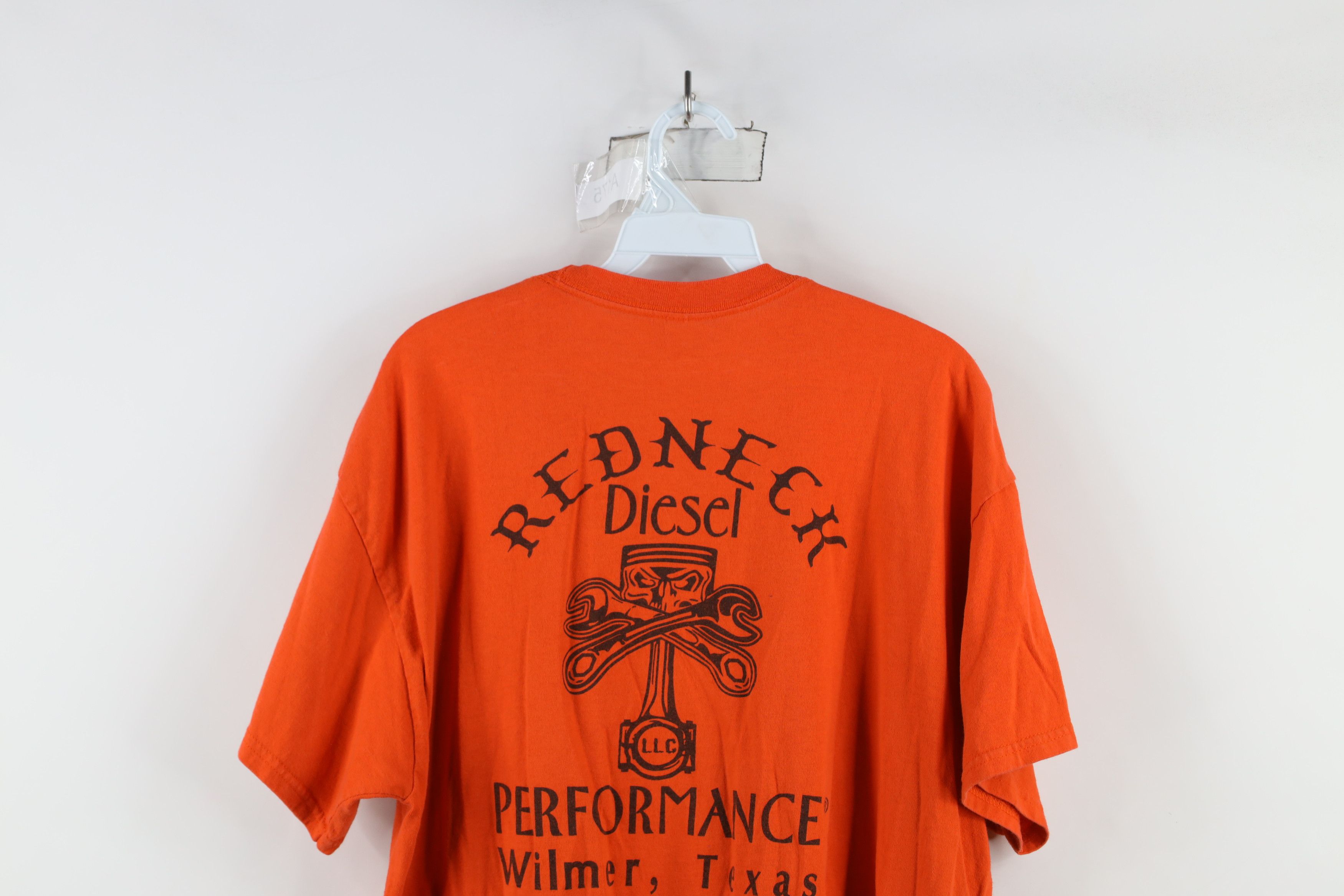 Vintage Vintage Y2K Streetwear Redneck Diesel Car T-Shirt Orange Size US L / EU 52-54 / 3 - 12 Thumbnail