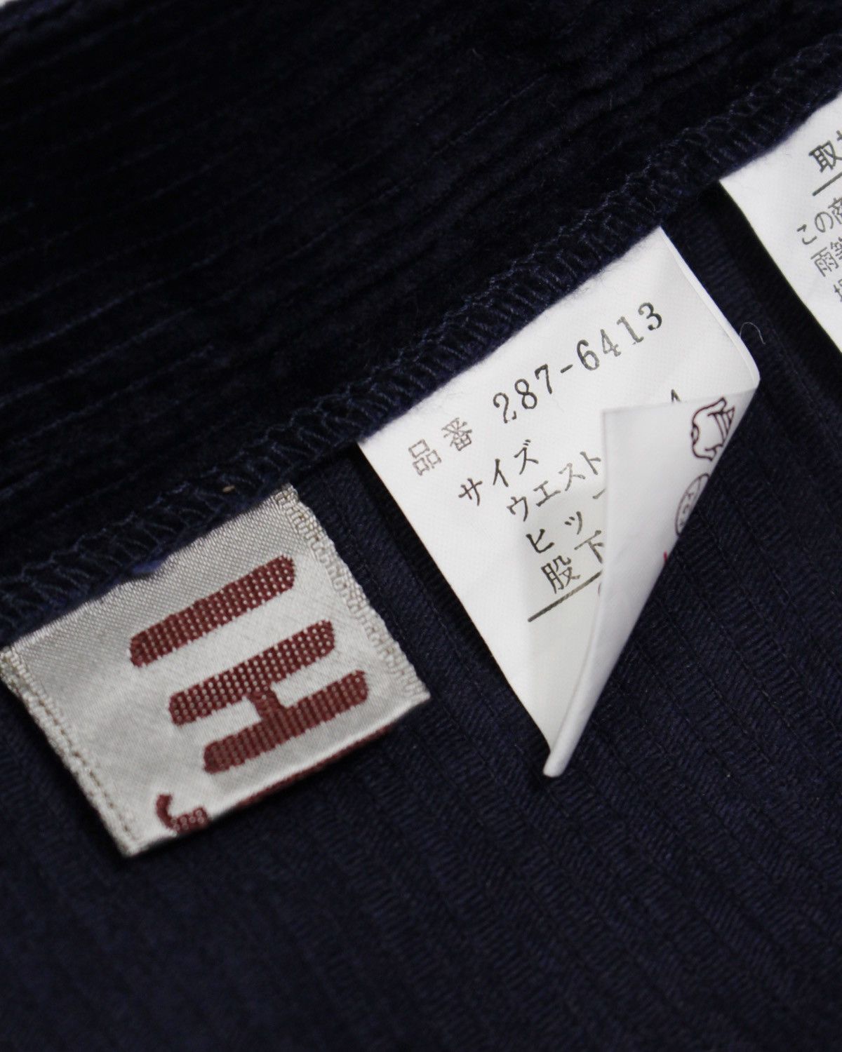 20471120 2000S IHHI JAPAN CORDUROY HAGI PANTS Size 33" - 7 Thumbnail