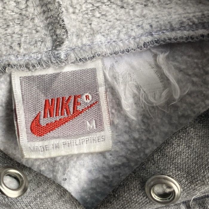 Nike Vintage 90s Nike Pinhweels Hoodie Grey - M Size US M / EU 48-50 / 2 - 3 Thumbnail