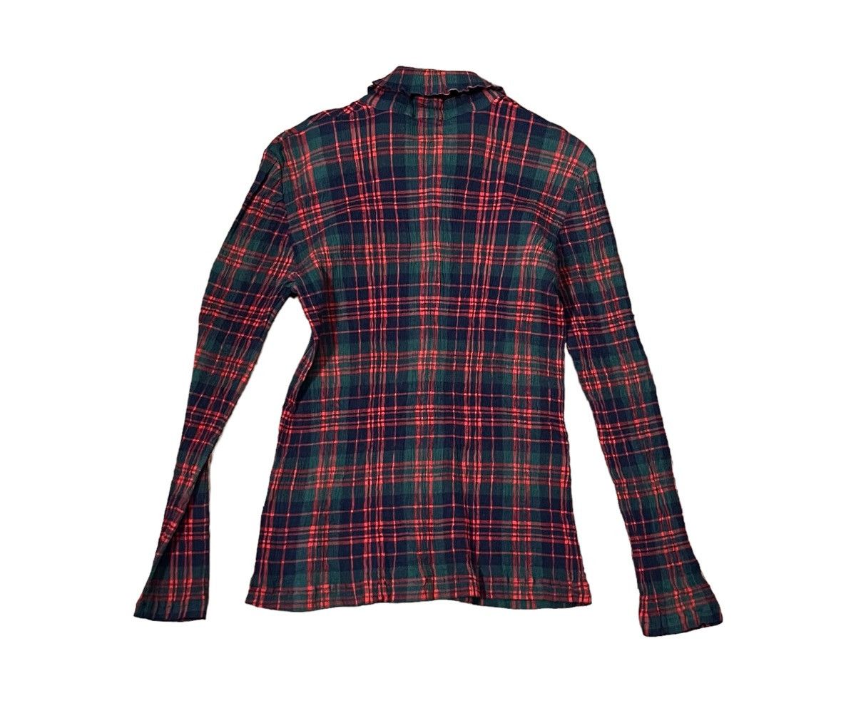Issey Miyake Vintage tsumori chisato pleated checkered print shirt Size S / US 4 / IT 40 - 5 Thumbnail