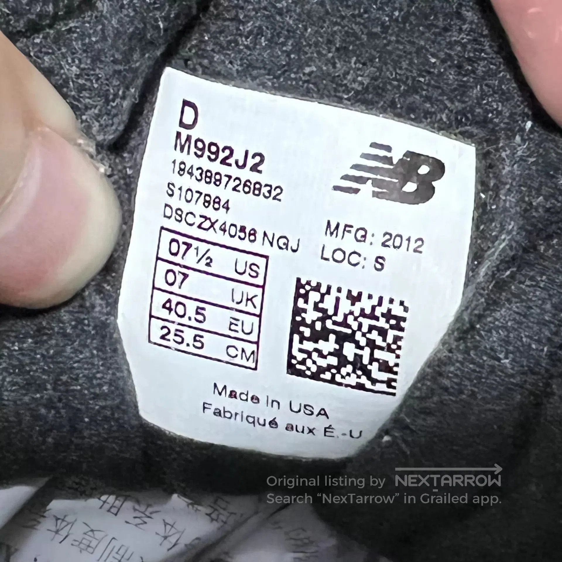 New Balance Gray Low. Size US 7.5 / EU 40-41 - 3 Thumbnail
