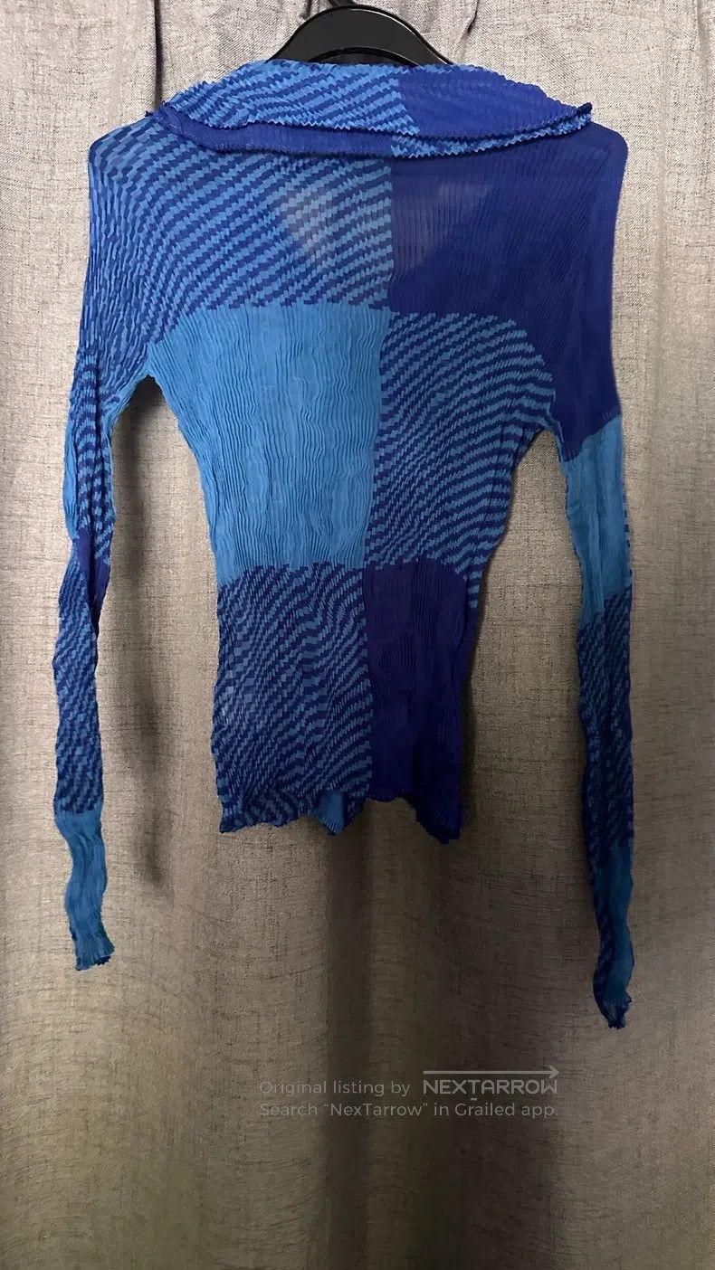 Issey Miyake Issey Miyake Blue Cardigan Size M / US 6-8 / IT 42-44 - 2 Thumbnail