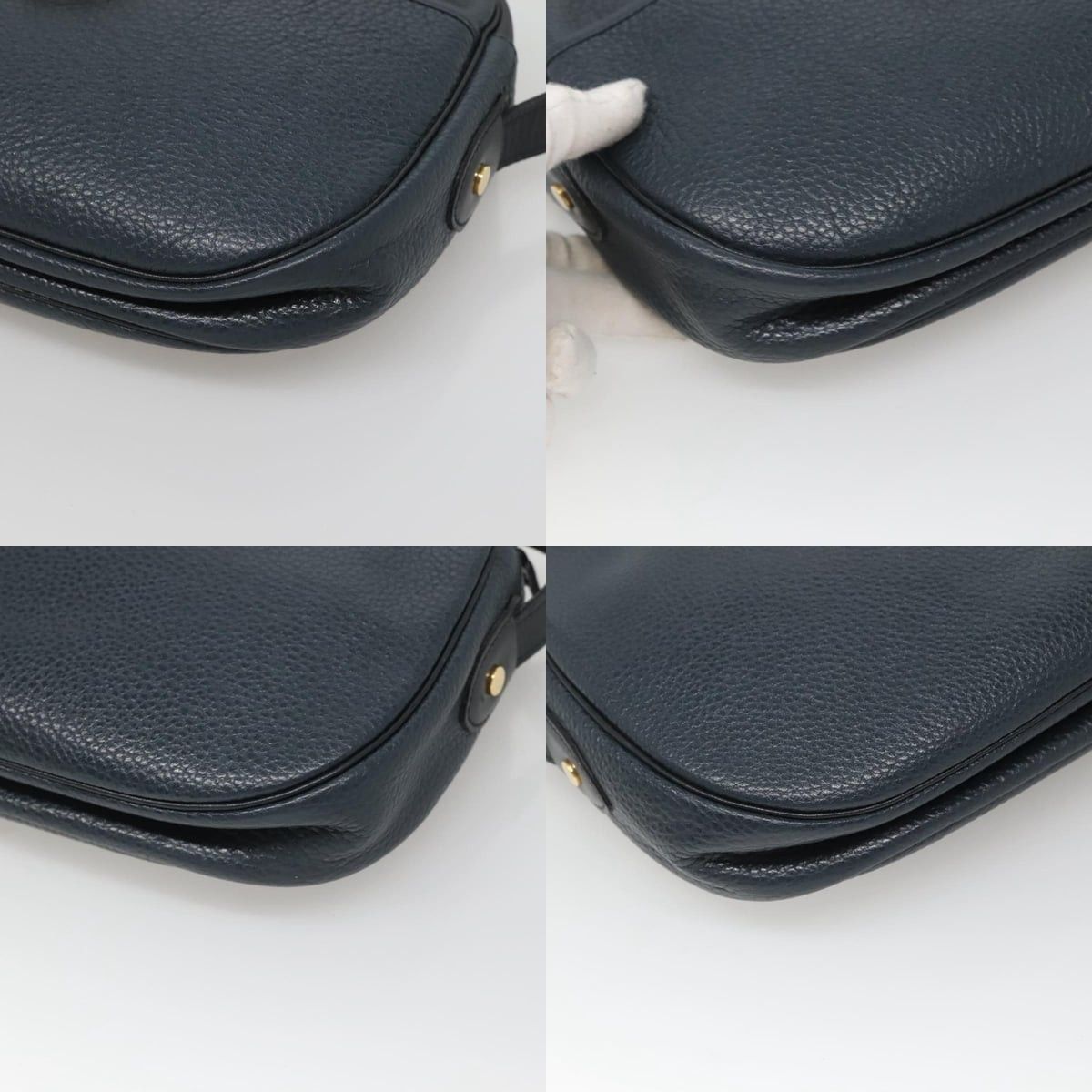 Dior DIOR Shoulder Bag Leather Navy Gold Size ONE SIZE - 10 Thumbnail