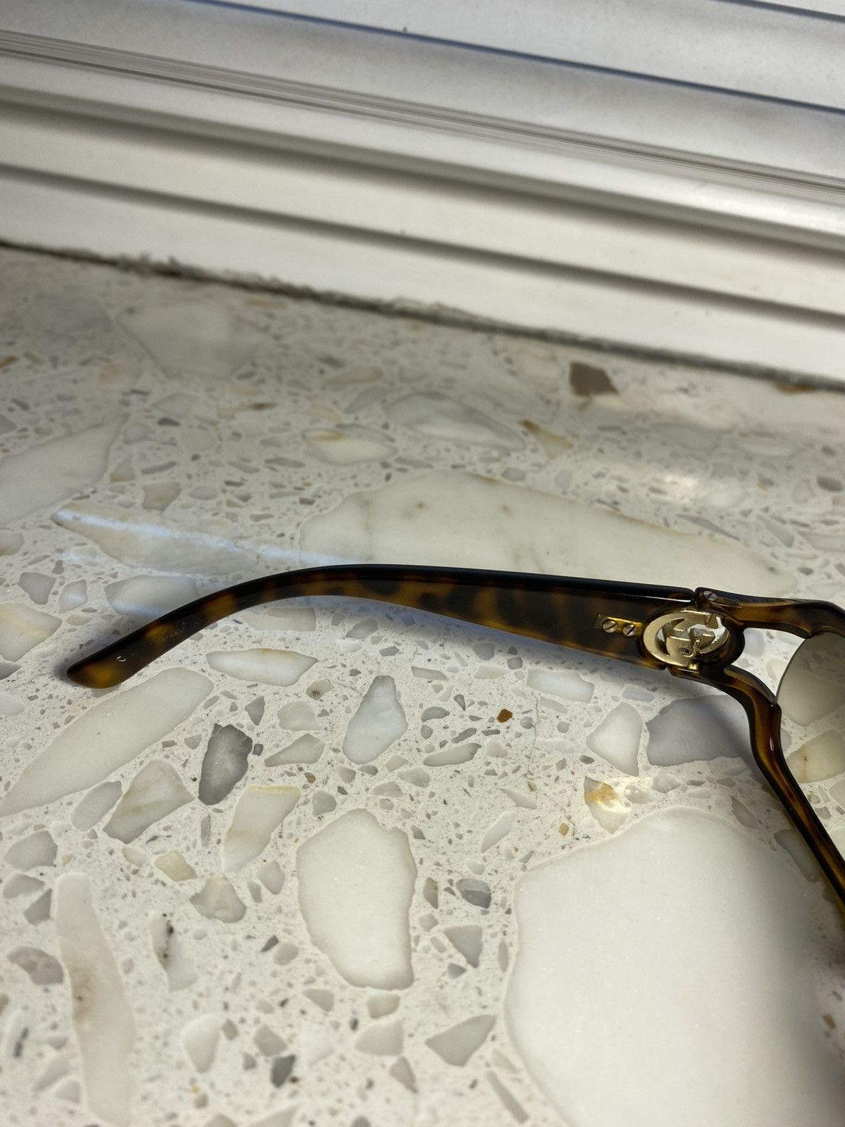 Gucci Diamonds Logo GG Vintage Gucci Sunglasses Size ONE SIZE - 8 Thumbnail