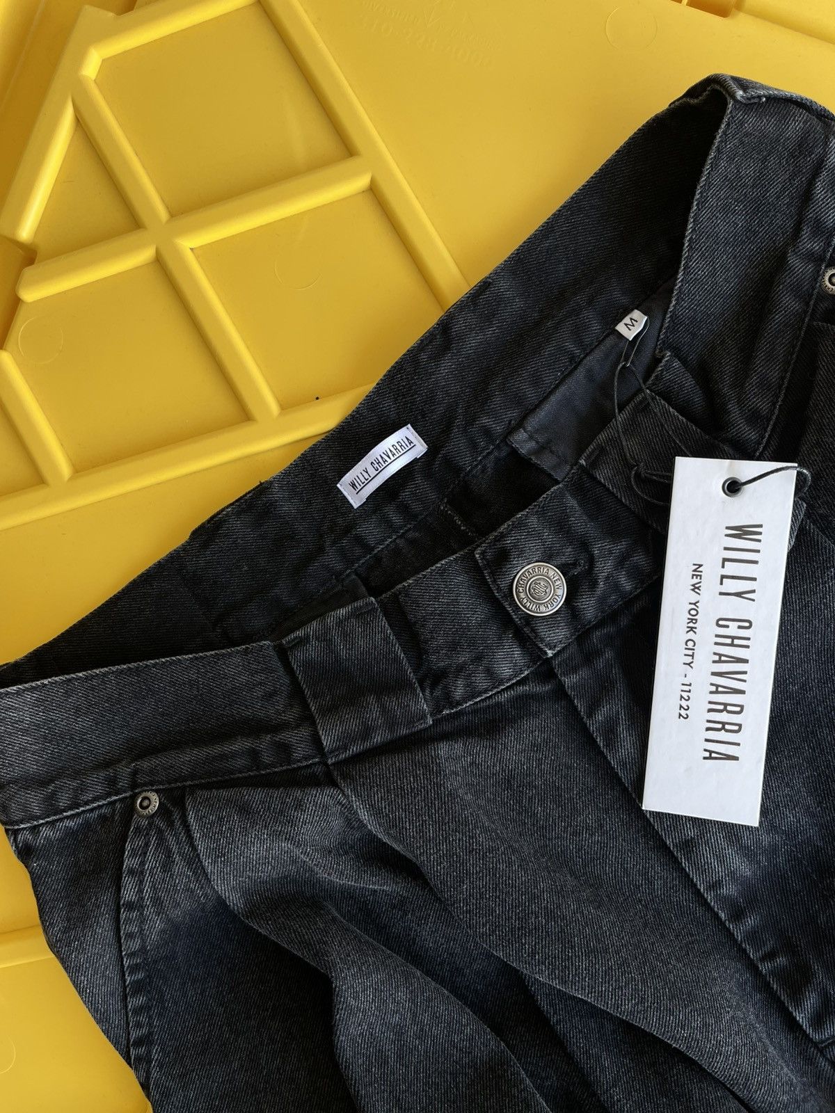 Willy Chavarria WILLY CHAVARRIA DENIM CARGO PANTS Size US 32 / EU 48 - 5 Thumbnail