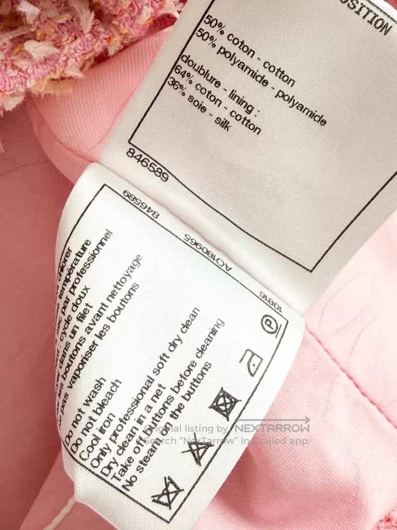 Chanel Chanel 21S spring and summer cherry blossom pink elastic h Size XXS / US 00 / IT 34 - 7 Thumbnail