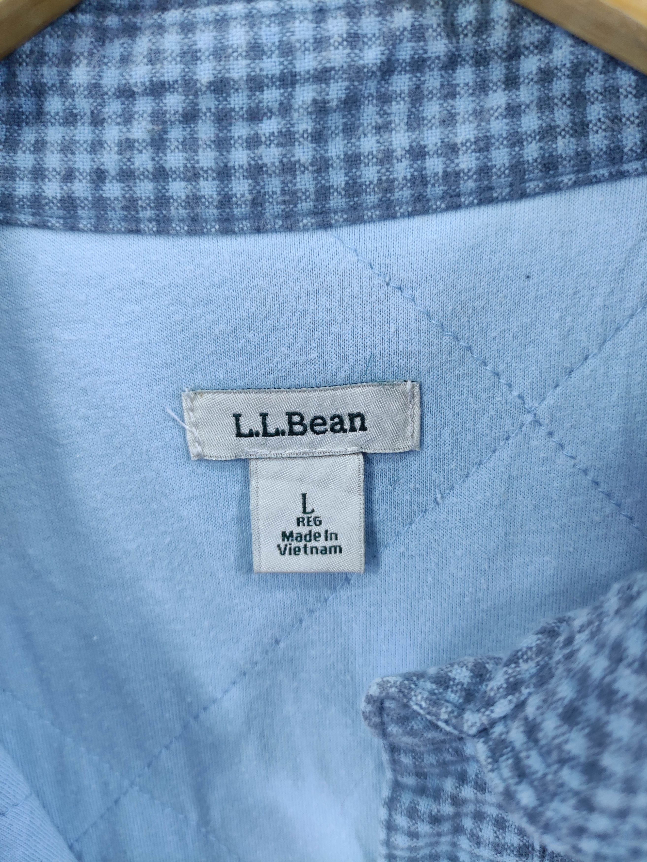 L.L. Bean Vintage L.L Bean Shirt Jacket Button Up Snap Button Size US L / EU 52-54 / 3 - 2 Thumbnail
