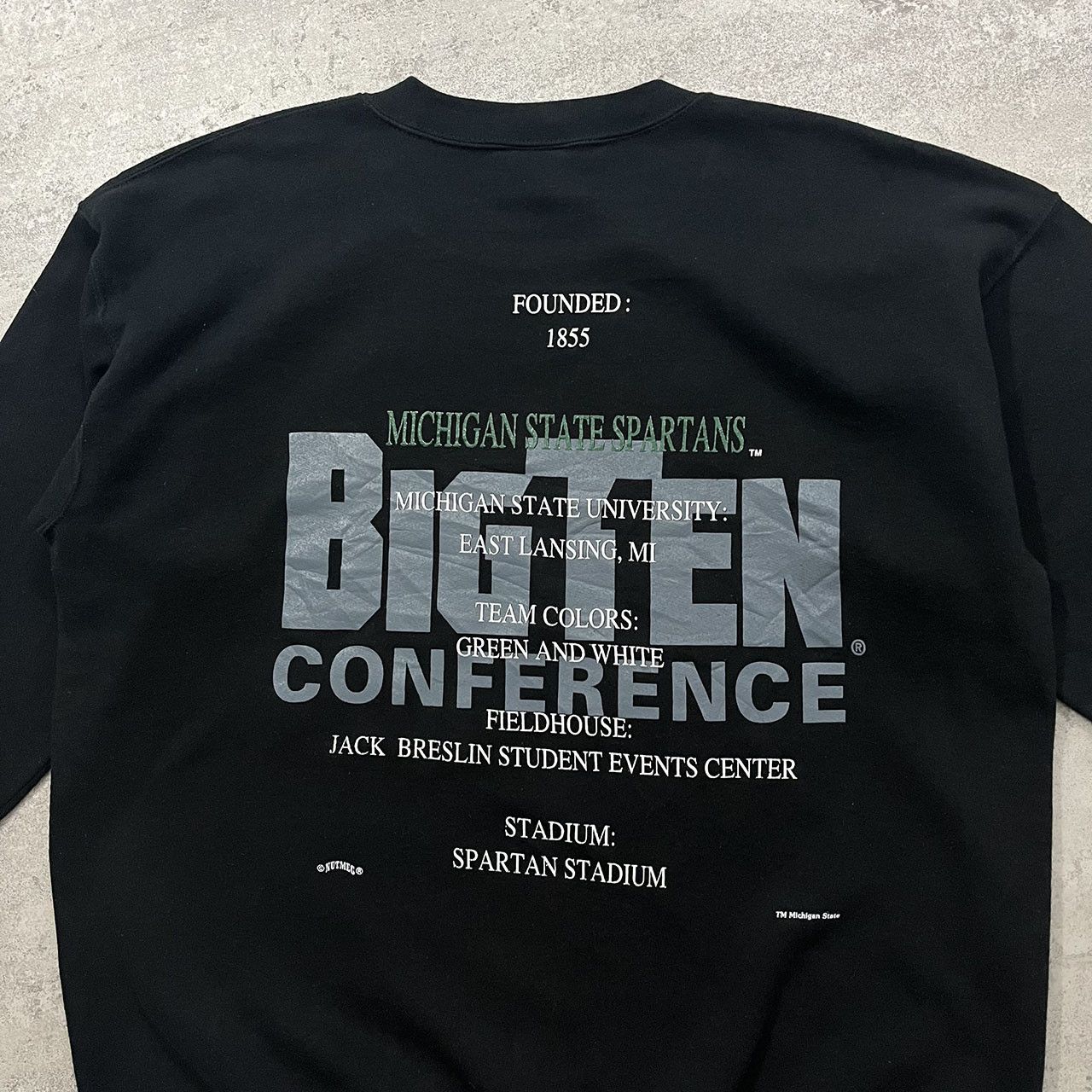 NCAA × Nutmeg × Vintage VTG Michigan State Spartans BIG TEN CONFERENCE SWEATSHIRT Size US L / EU 52-54 / 3 - 3 Thumbnail