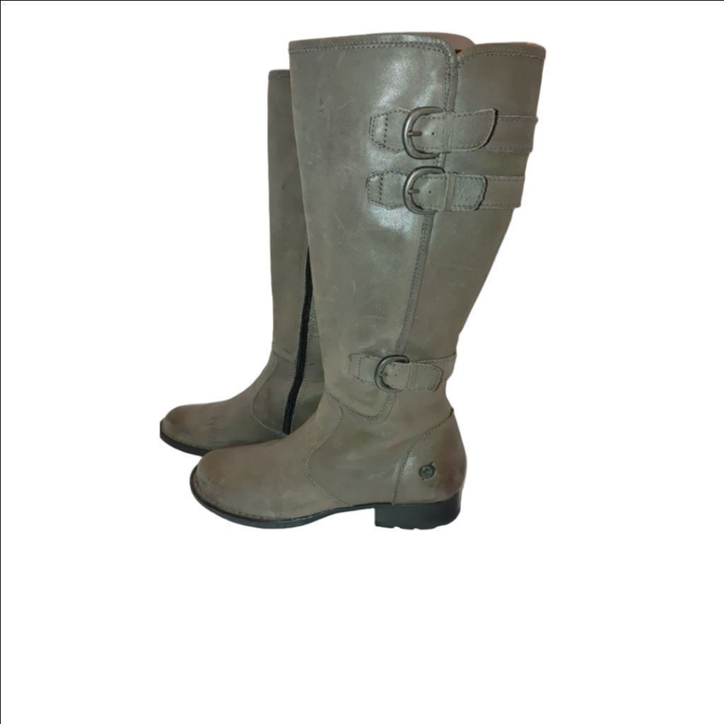 Born Born Leather Riding Boots Size 8 Size US 8 / IT 38 - 1 Thumbnail