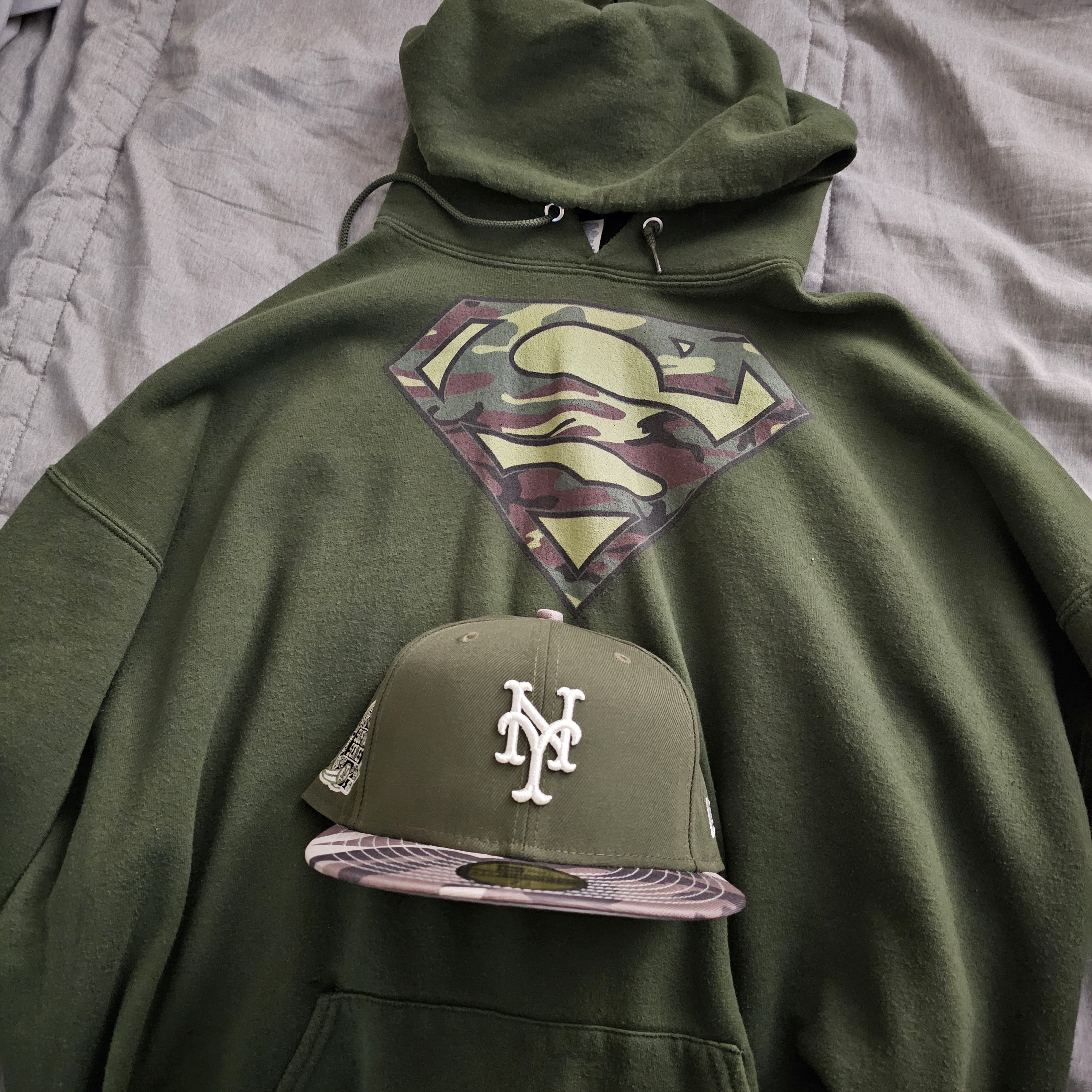 New Era Mets Army Green Camo Brim Size ONE SIZE - 5 Thumbnail