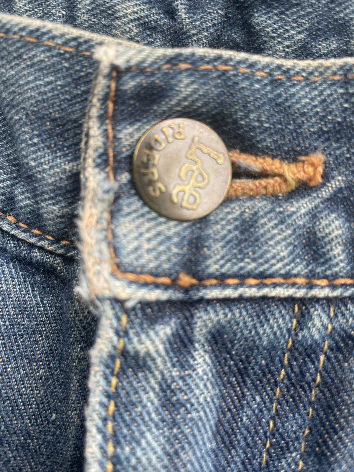 Lee × Vintage Vintage Miss Lee Riders Half Selvedge Denim Size 29" - 19 Thumbnail