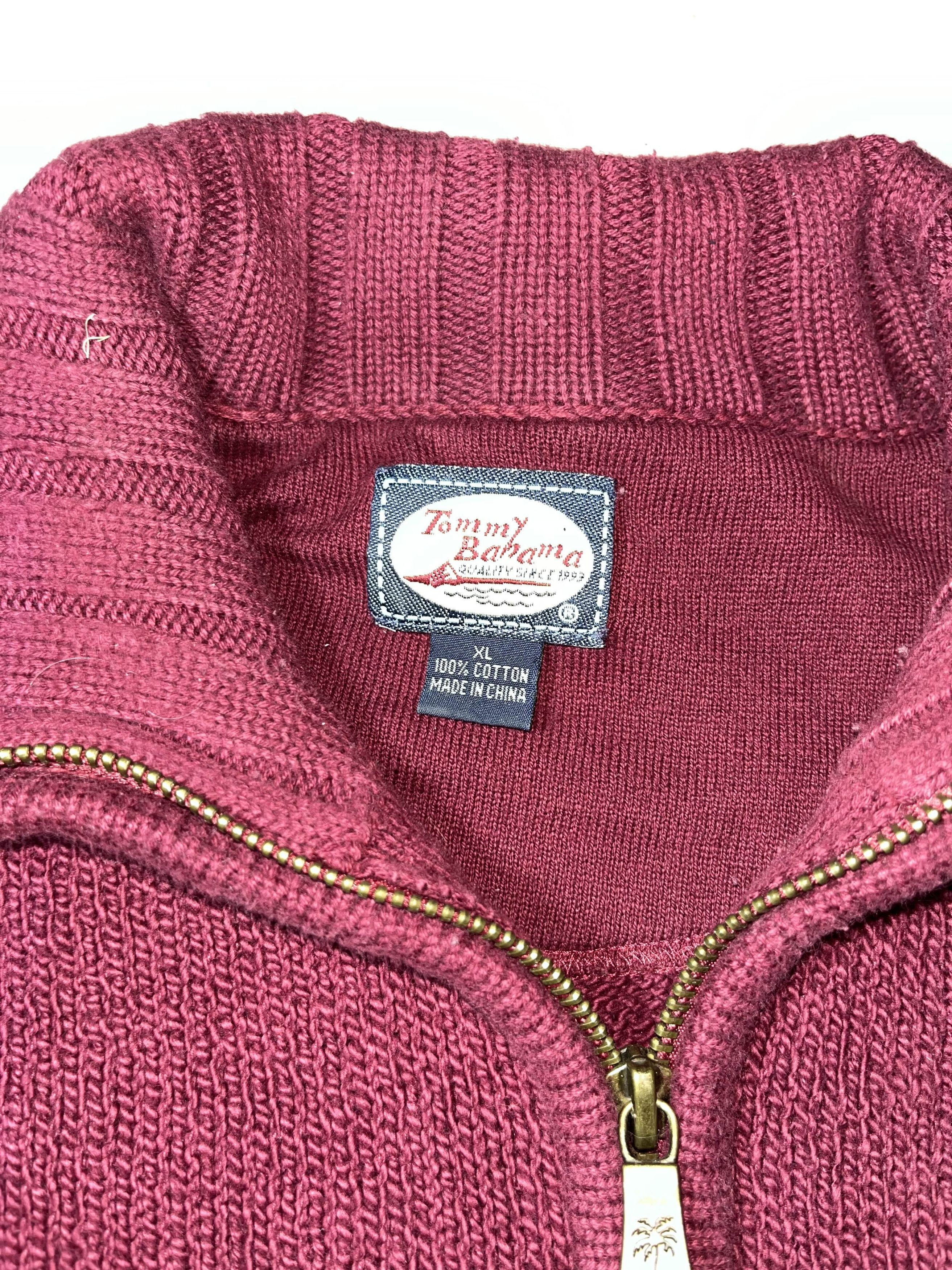 Tommy Bahama Tommy Bahama Quarter Zip Sweater Size US XL / EU 56 / 4 - 5 Thumbnail
