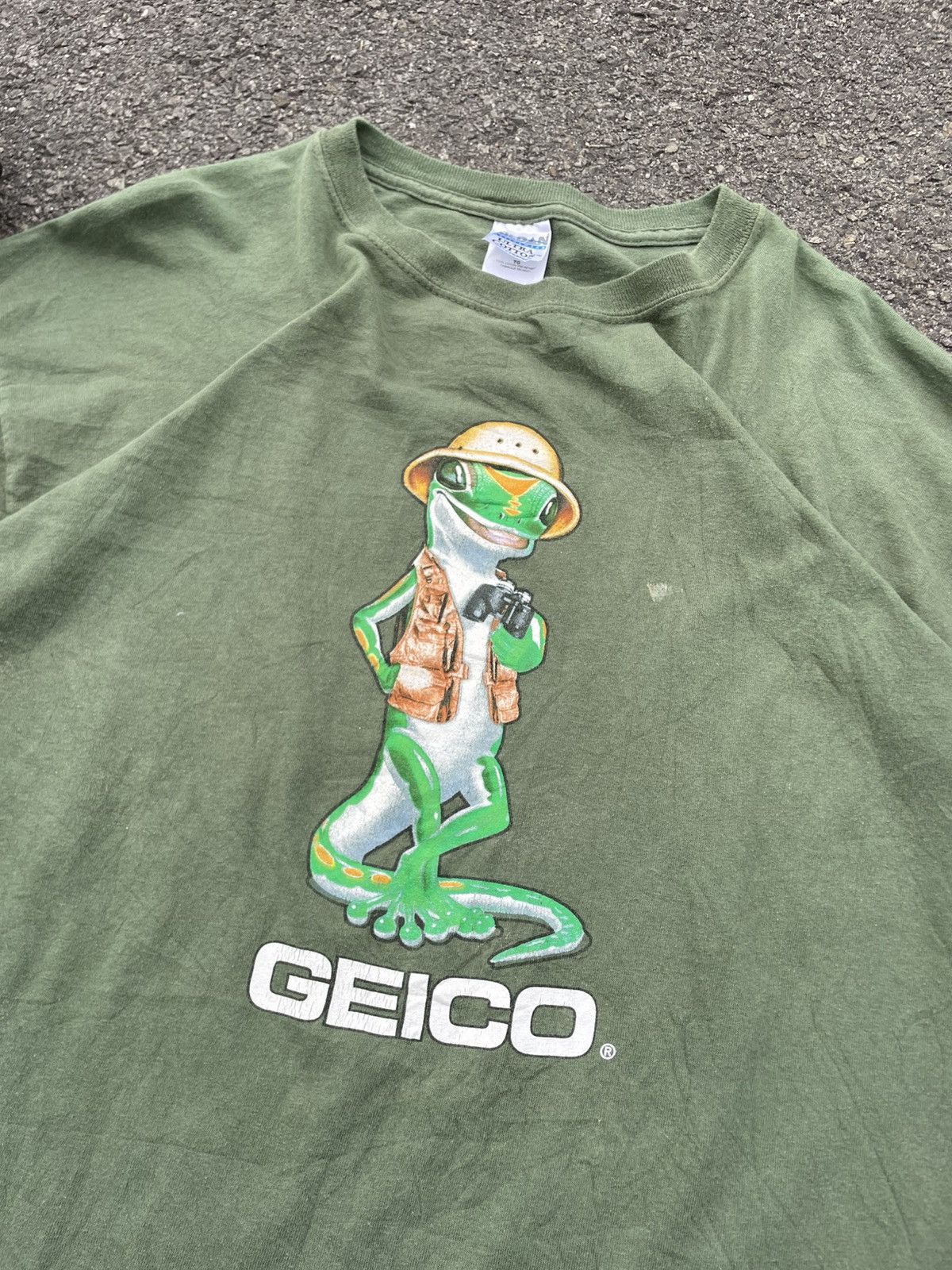 NASCAR × Vintage Geico Nascar Tag Gildan Size US XL / EU 56 / 4 - 2 Thumbnail