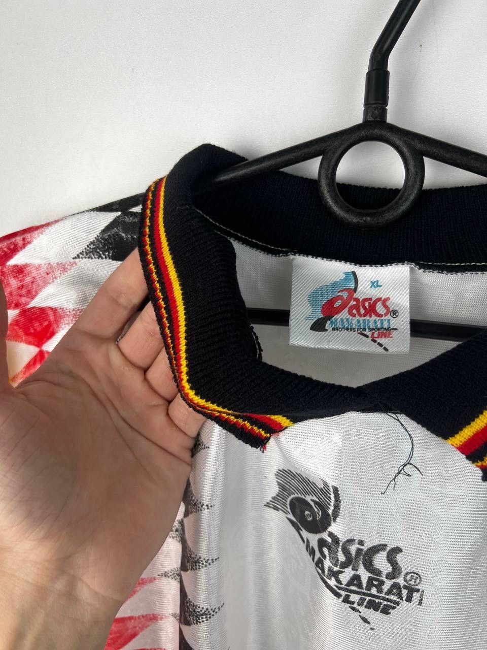 Vintage Germany ASICS 90s football vintage t-shirts size XL Size US XL / EU 56 / 4 - 6 Thumbnail