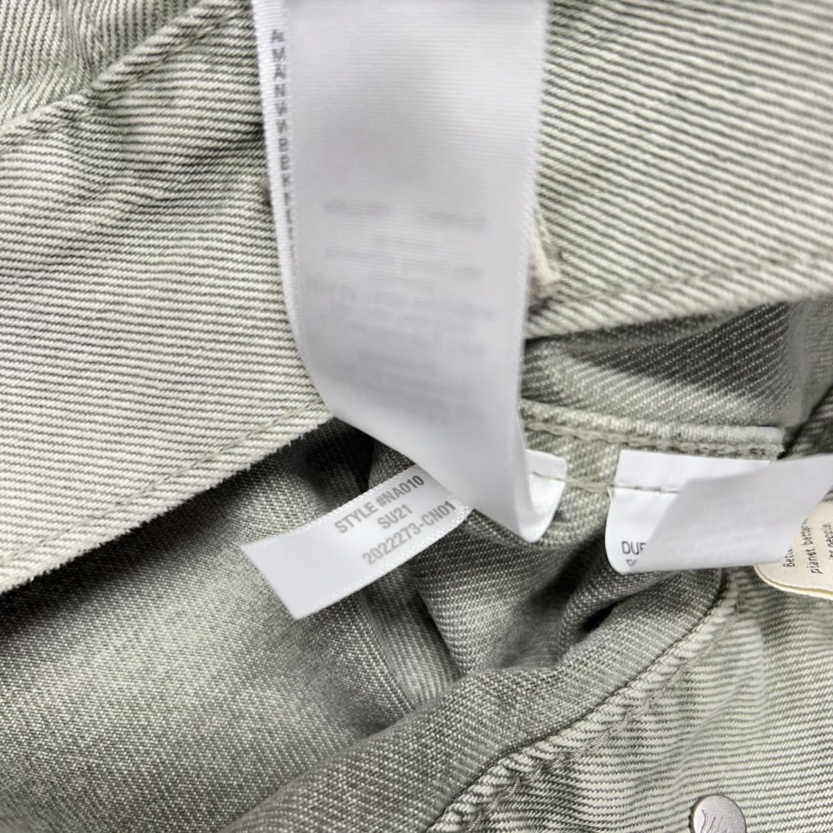 Madewell Madewell Jean Jacket Green Chore Denim Coat Faded Pockets Size M / US 6-8 / IT 42-44 - 9 Thumbnail