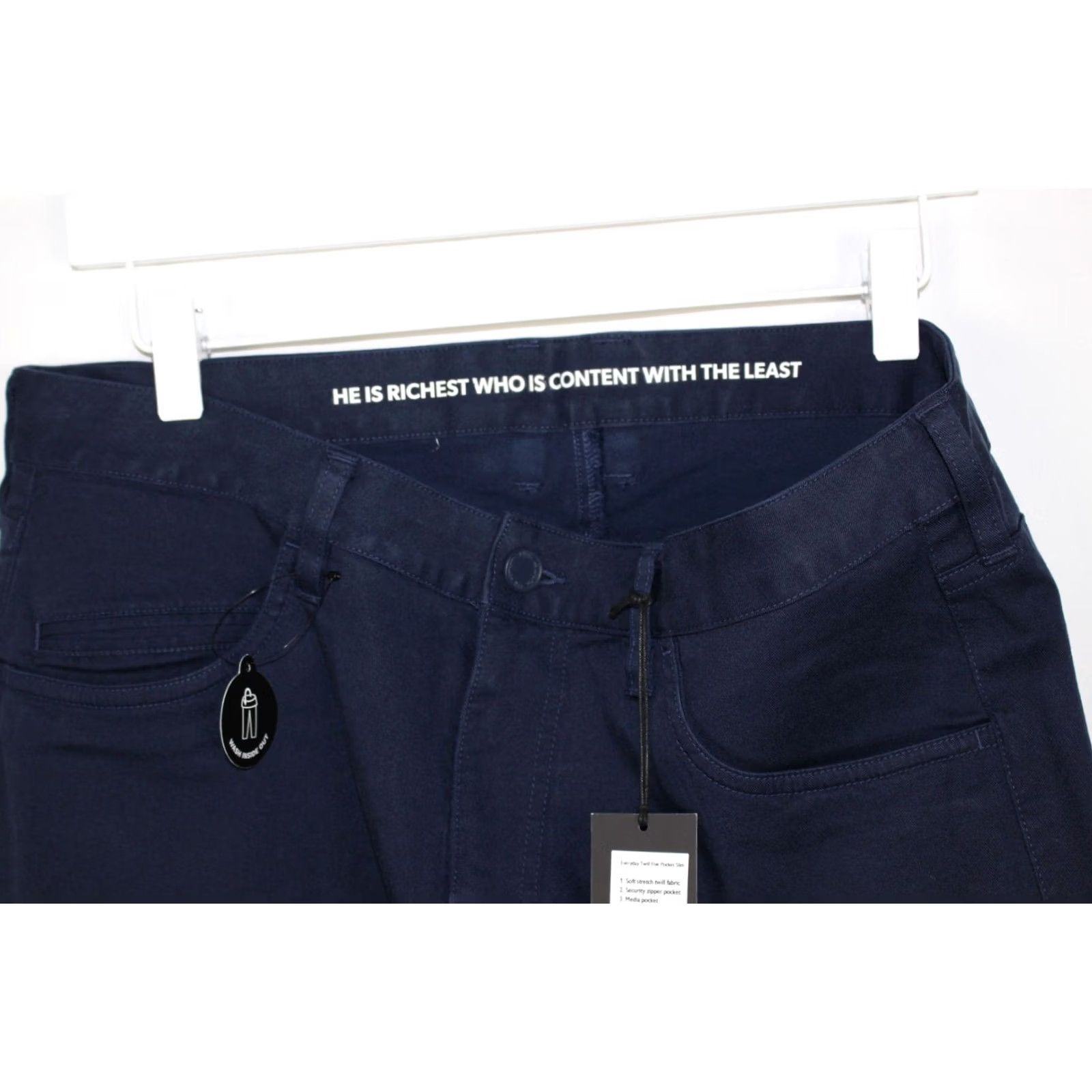 Rhone Rhone Everyday Twill 5 Pocket Slim Pants Size 32 x 33 Navy Blue 101253 Size US 32 / EU 48 - 5 Thumbnail