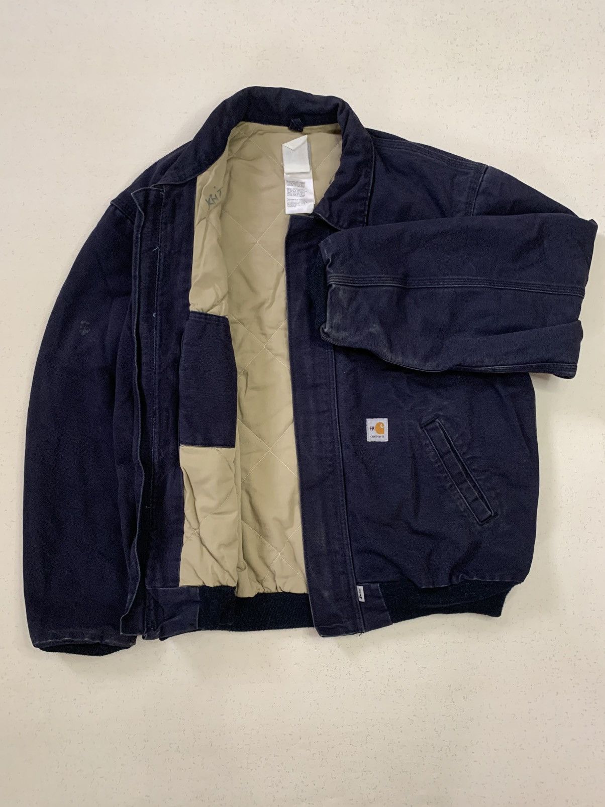 Carhartt Carhartt Flame Resistant Jacket Duck Quit Lined (101623 410) Size US L / EU 52-54 / 3 - 3 Thumbnail