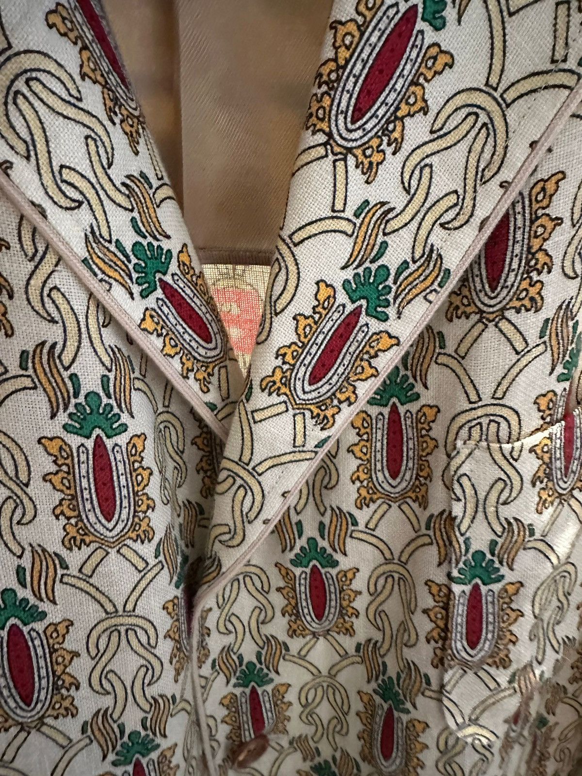Gucci Gucci Collection "100" Tapestry Blazer Jacket. Size 48 (NEW) Size 48R - 4 Thumbnail