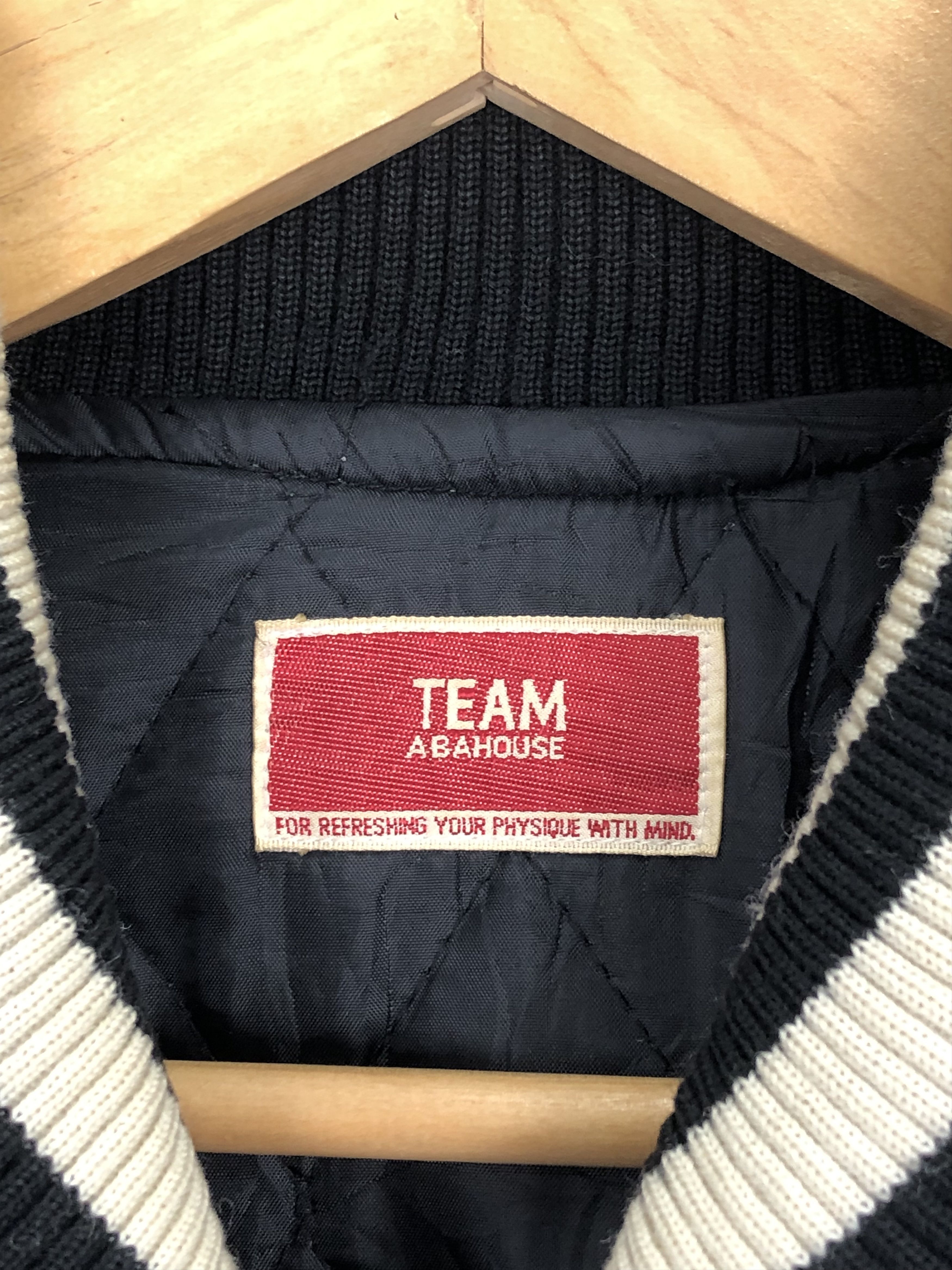 ABAHOUSE Vintage 90s Abahouse Team Varsity Jacket Big Logo V0361 Size US L / EU 52-54 / 3 - 7 Thumbnail