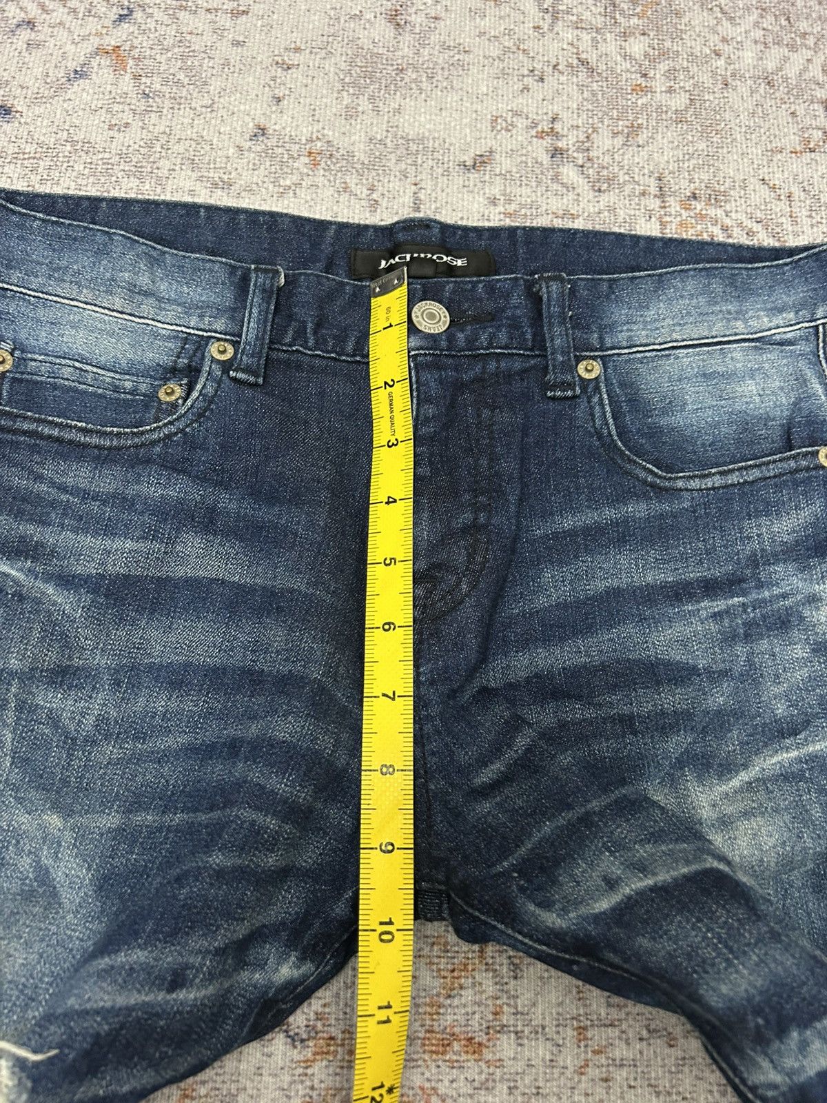JACKROSE Jackrose Japan Distressed Skinny Jeans Size US 30 / EU 46 - 17 Thumbnail