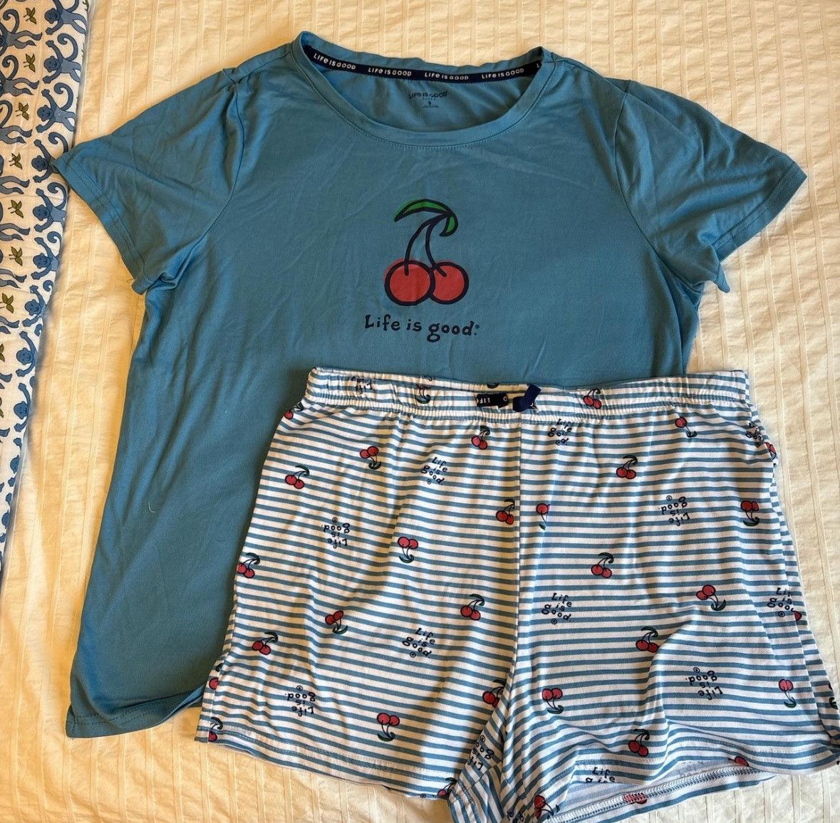 Life is Good pajama set - two sets of shorts Size S / US 4 / IT 40 - 1 Thumbnail