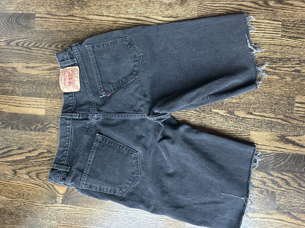 Levi's × Levi's Vintage Clothing × Vintage Levi’s Black Denim Shorts Size US 36 / EU 52 - 2 Thumbnail