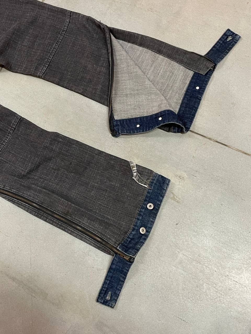 Japanese Brand Patchwork Vintage Japanese Brand Zipped Jeans Rare Design Size US 38 / EU 54 - 5 Thumbnail