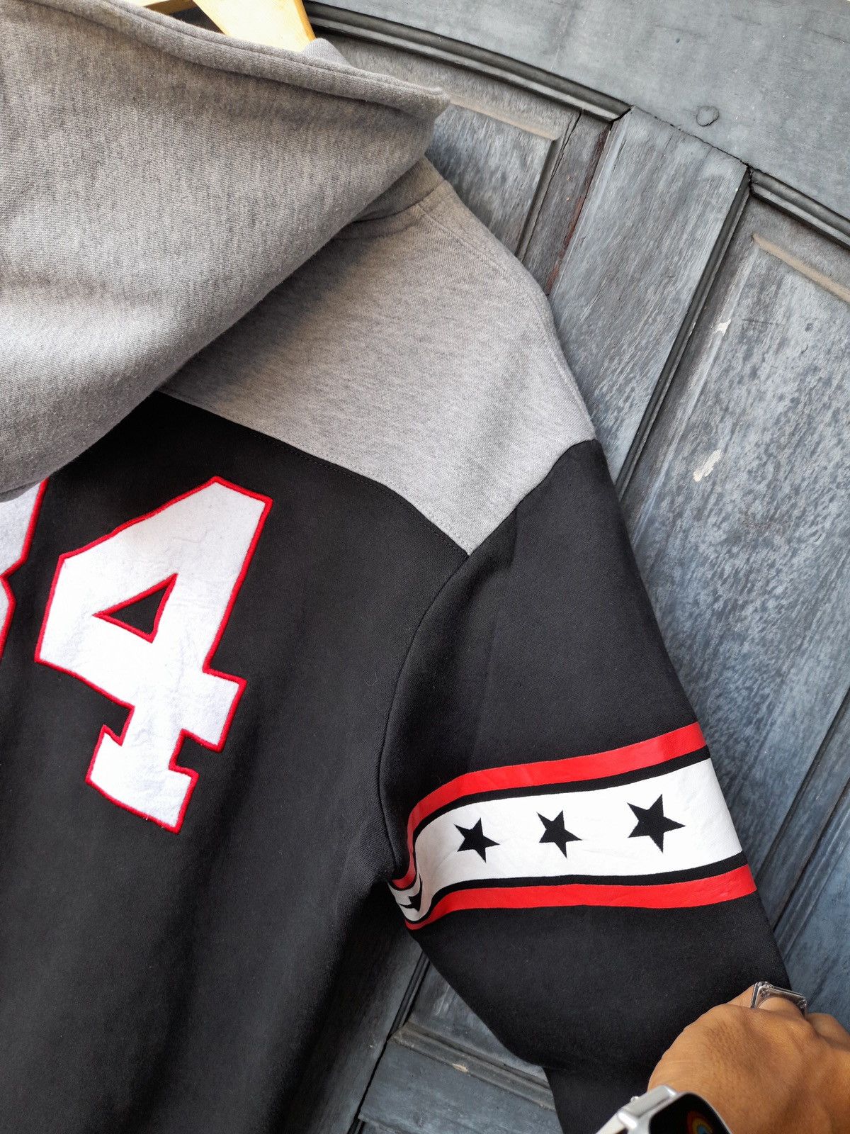 Japanese Brand Vintage Double Diamond 2 Guns Hoodie Black/Grey 00s Y2k Size US XXL / EU 58 / 5 - 15 Thumbnail