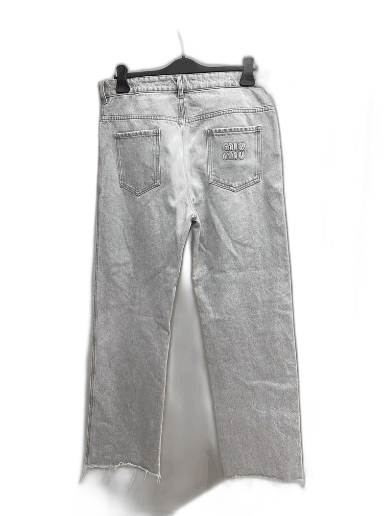 Miu Miu Miu Miu Ripped Wash Denim Jeans-yf Size US 29 - 1 Thumbnail