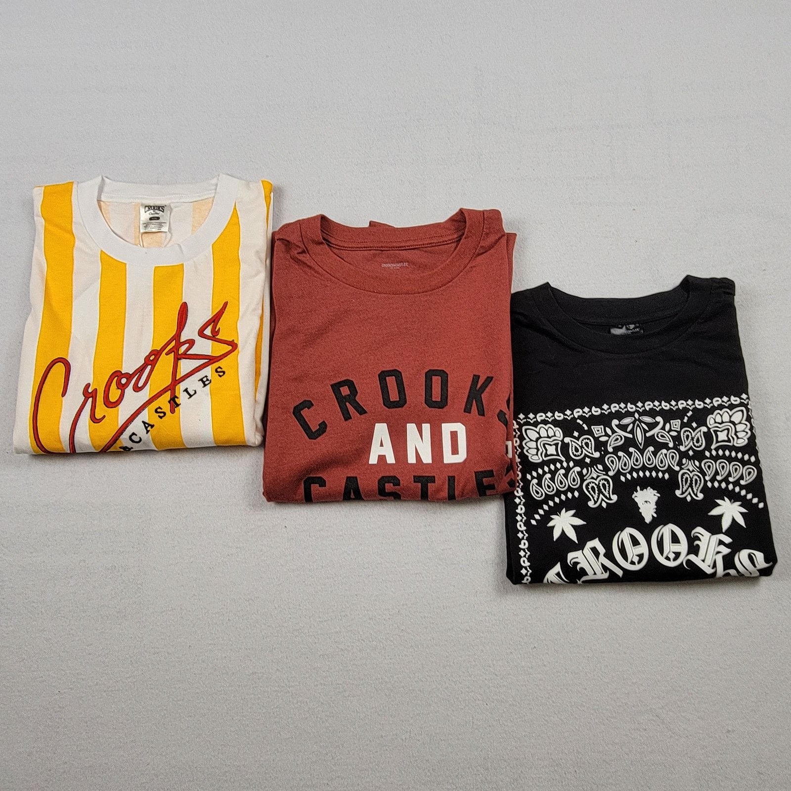 Crooks & Castles Crooks & Castles Tshirt 3pk Bundle Mens Sz XL Streetwear 736 Size US XL / EU 56 / 4 - 1 Thumbnail