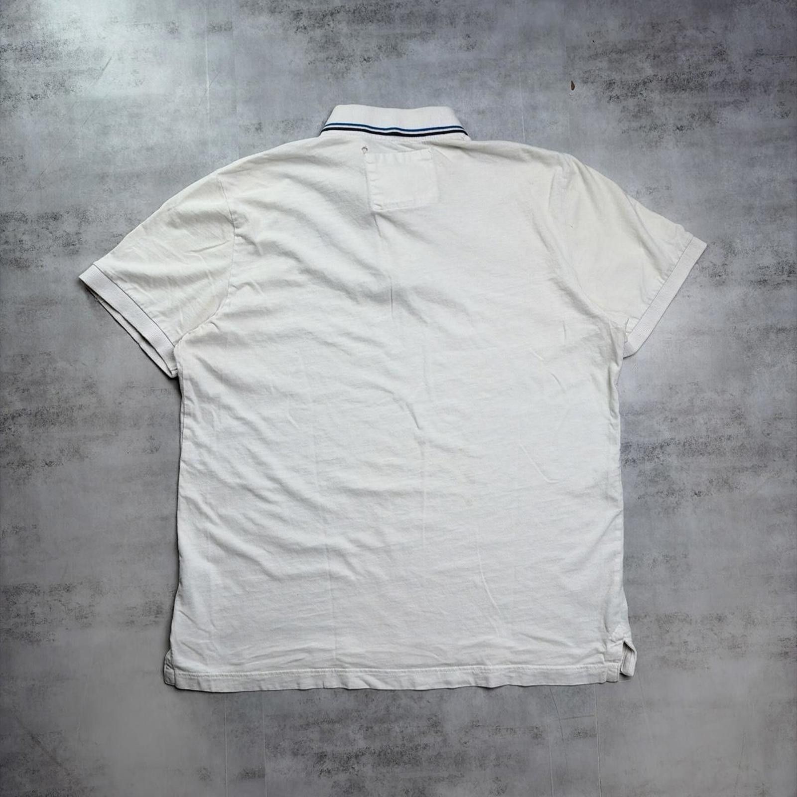 Aeropostale Y2K White Aeropostale Grunge Skater Distressed Polo Shirt Size US L / EU 52-54 / 3 - 6 Thumbnail