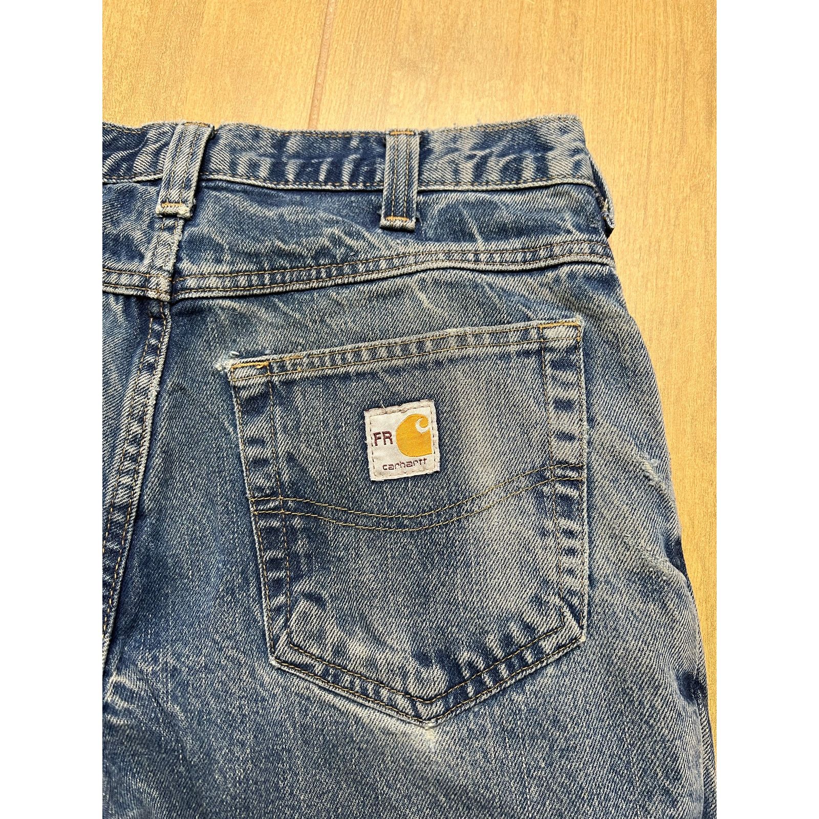 Carhartt Vintage Carhartt FR Sz 32x32 Men’s Blue Denim Jeans Y2K Size US 32 / EU 48 - 7 Thumbnail