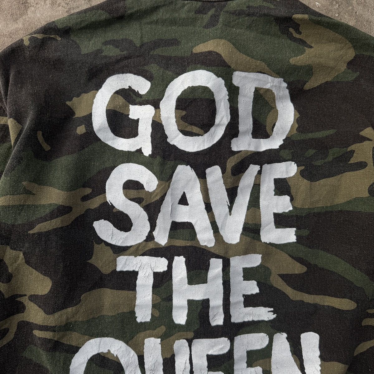 Band Tees Prince Peter USA God Save The Queen Camo Overshirt Size US M / EU 48-50 / 2 - 8 Thumbnail