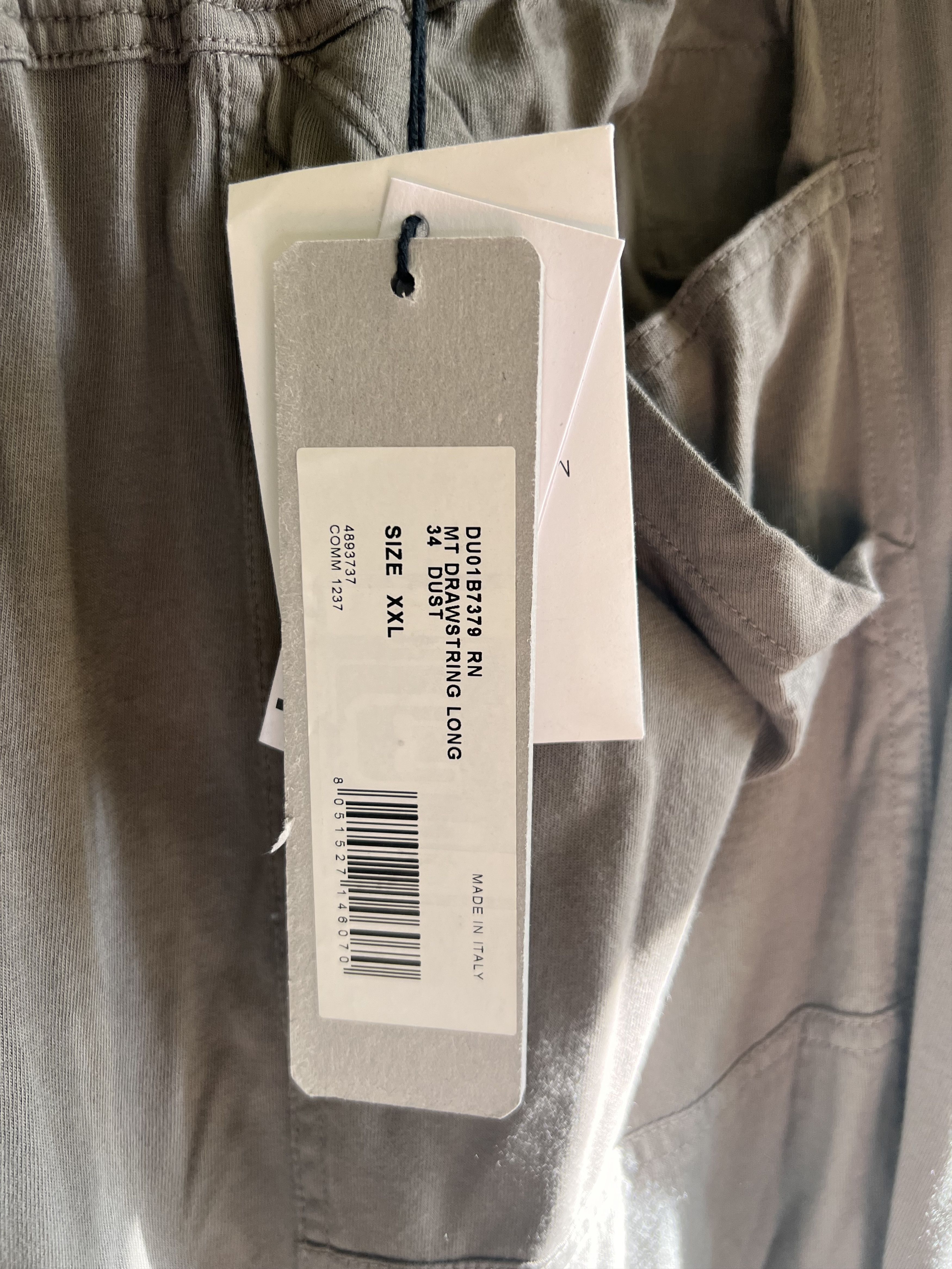 Rick Owens Drkshdw Rick Owens x DRKSHDW US 2XL Drawstring Track Pants Dust Size US 40 / EU 56 - 2 Thumbnail