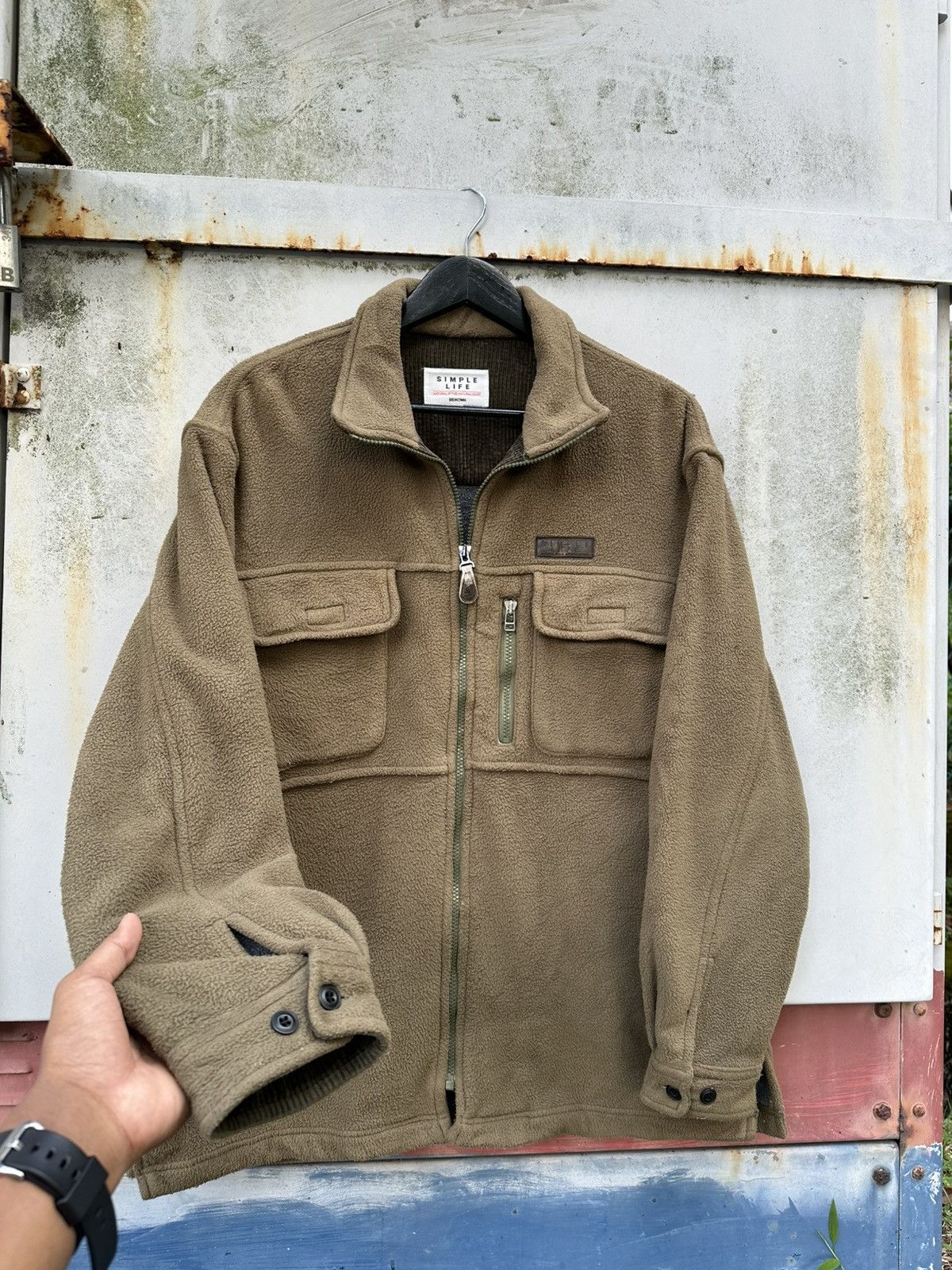 RENOWN 👹Simple Life By Renown Fleece Utility Jacket Size US L / EU 52-54 / 3 - 2 Thumbnail