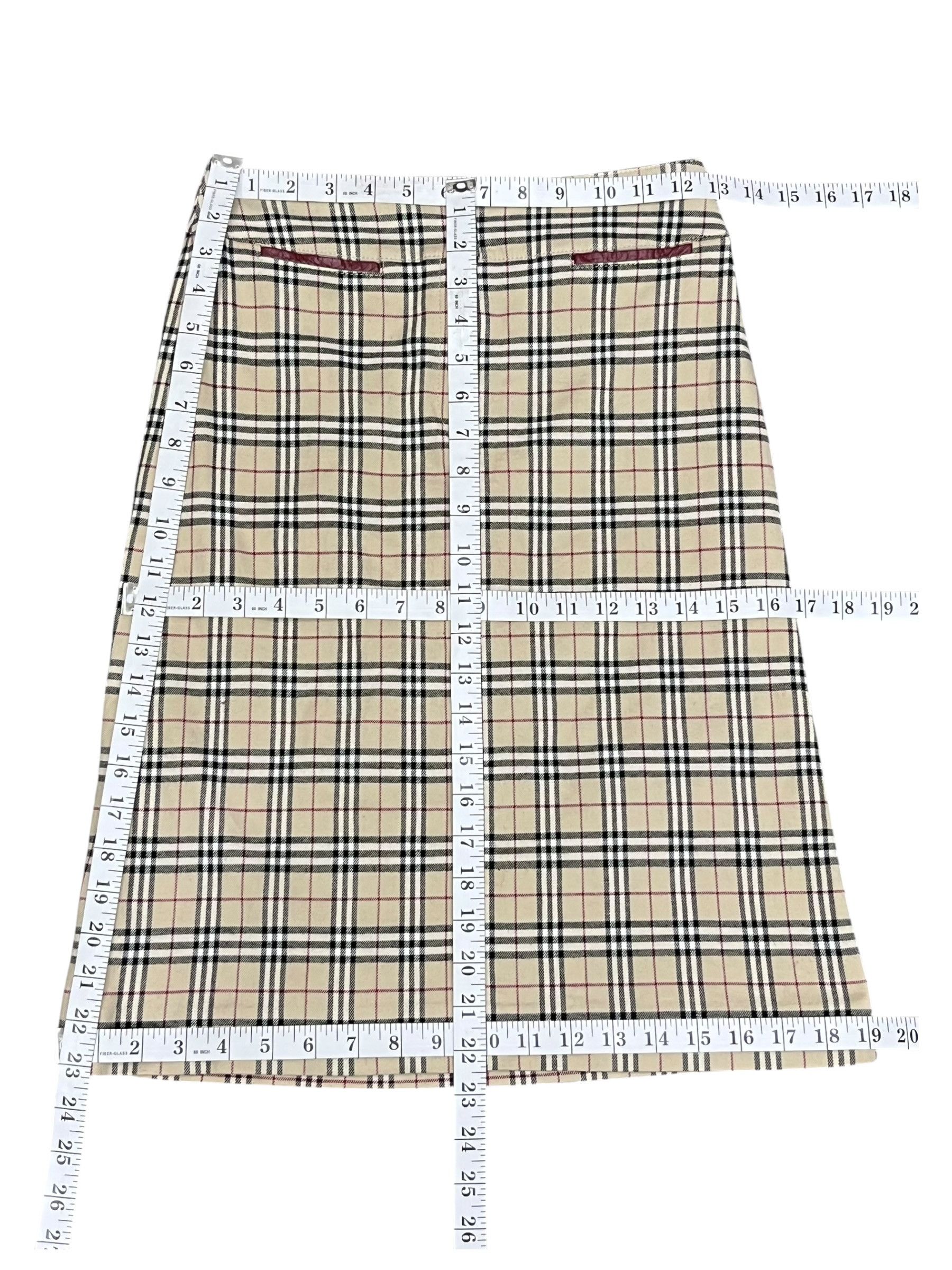 Burberry Burberry Blue Label Nova Check Zip Skirt Japan Size 25" / US 0 / IT 36 - 14 Thumbnail