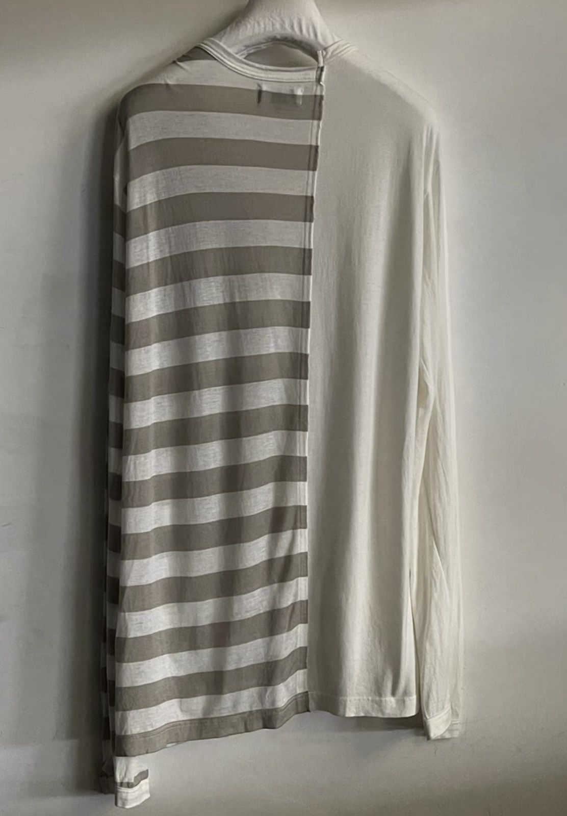 Yohji Yamamoto yohji Yamamoto｜Striped patchwork bottoming shirt Size US L / EU 52-54 / 3 - 2 Thumbnail