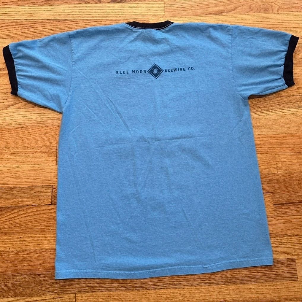 Anvil Blue moon ringer anvil tee Size US XL / EU 56 / 4 - 2 Thumbnail