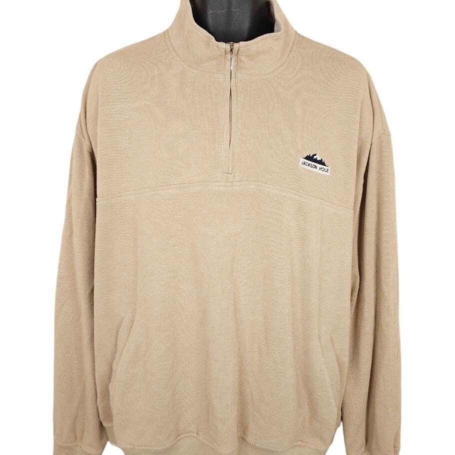 Vintage Vintage Jackson Hole Sweater Mens Size 2XL Beige 90s Ski Size US XXL / EU 58 / 5 - 1 Thumbnail