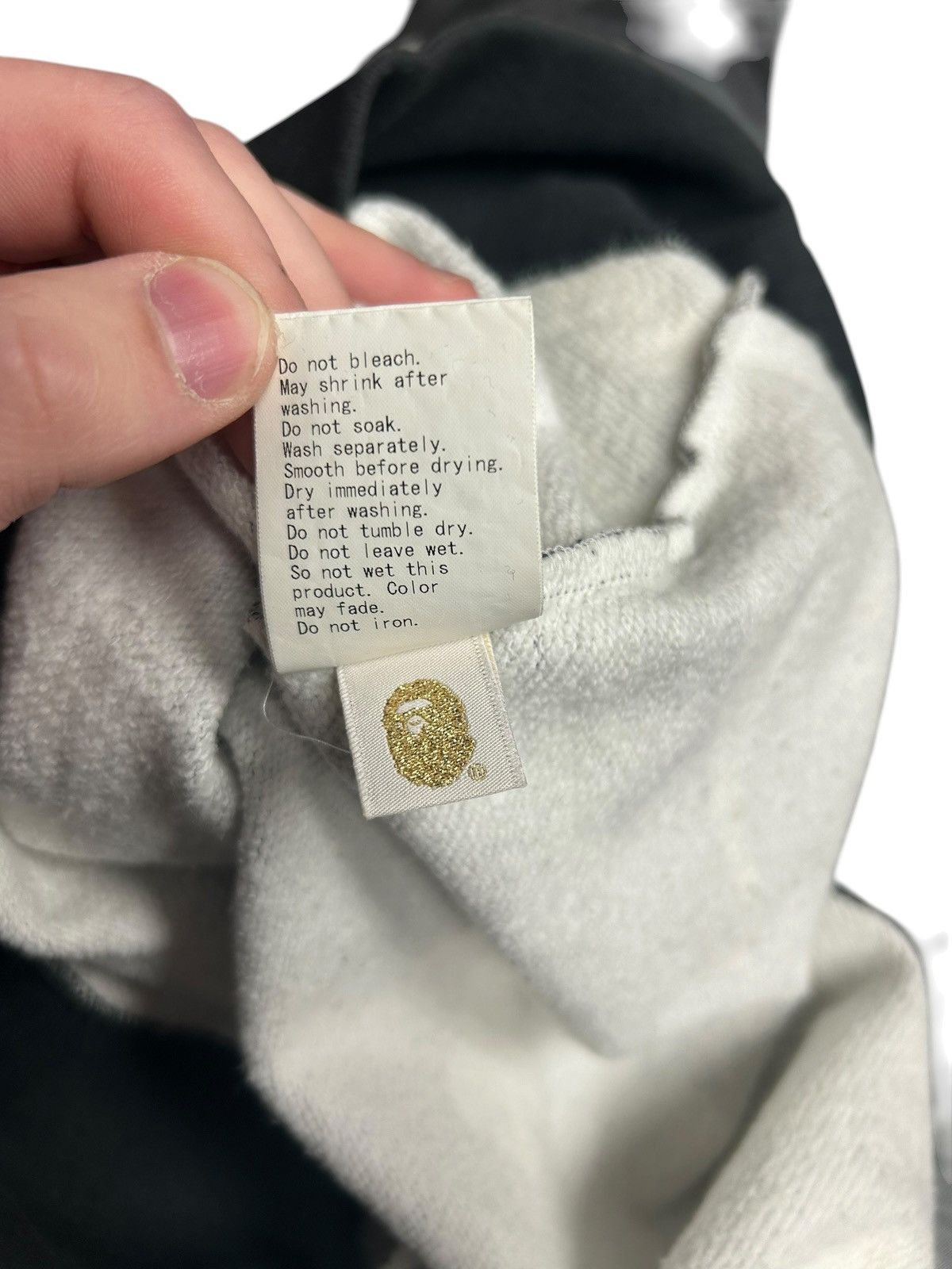 Bape Bape Spellout Crewneck Black Camo - Size Small Size US S / EU 44-46 / 1 - 8 Thumbnail