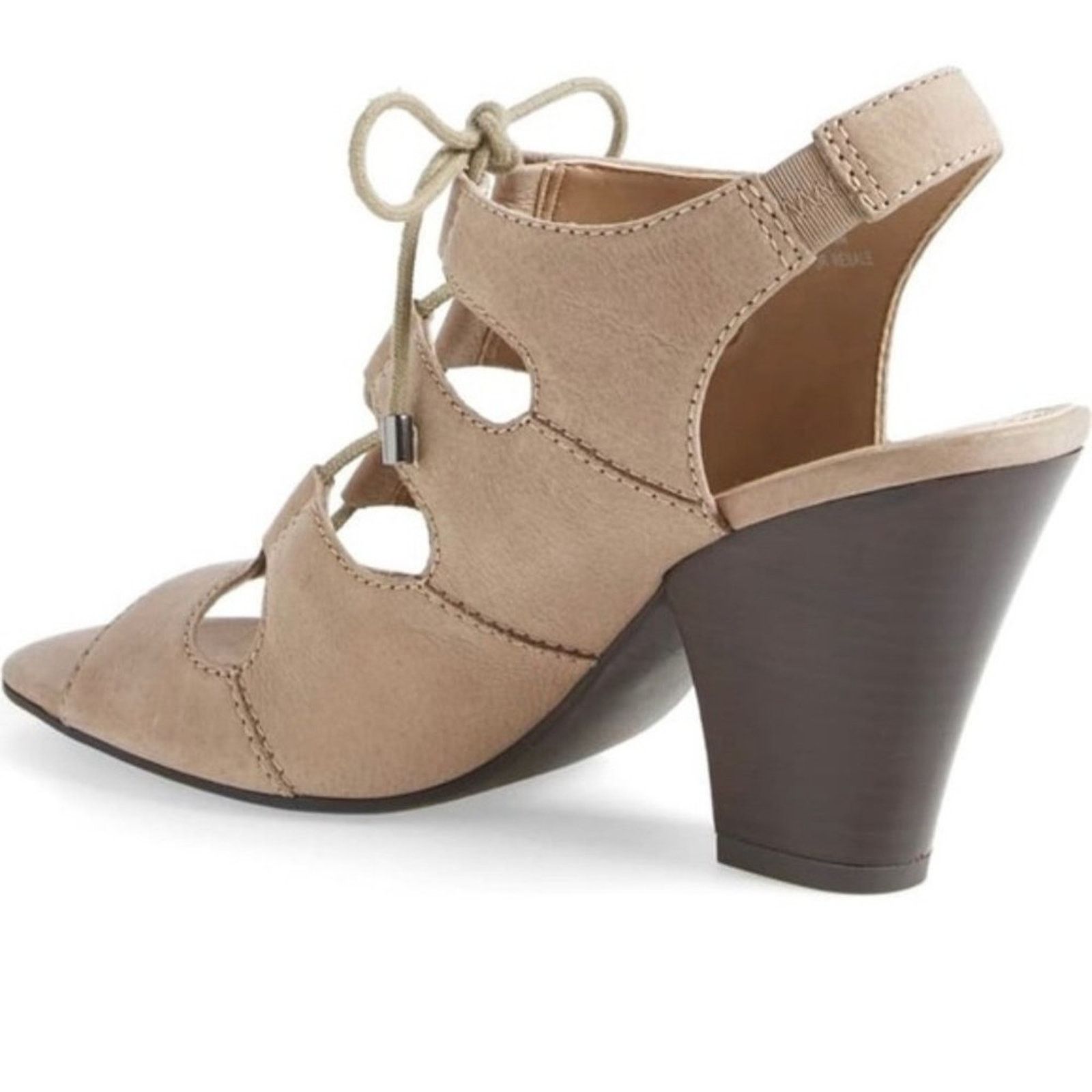 Franco Sarto Franco Sarto Talia Lace-Up Slingback Sandals 8.5 Size US 8.5 / IT 38.5 - 11 Thumbnail