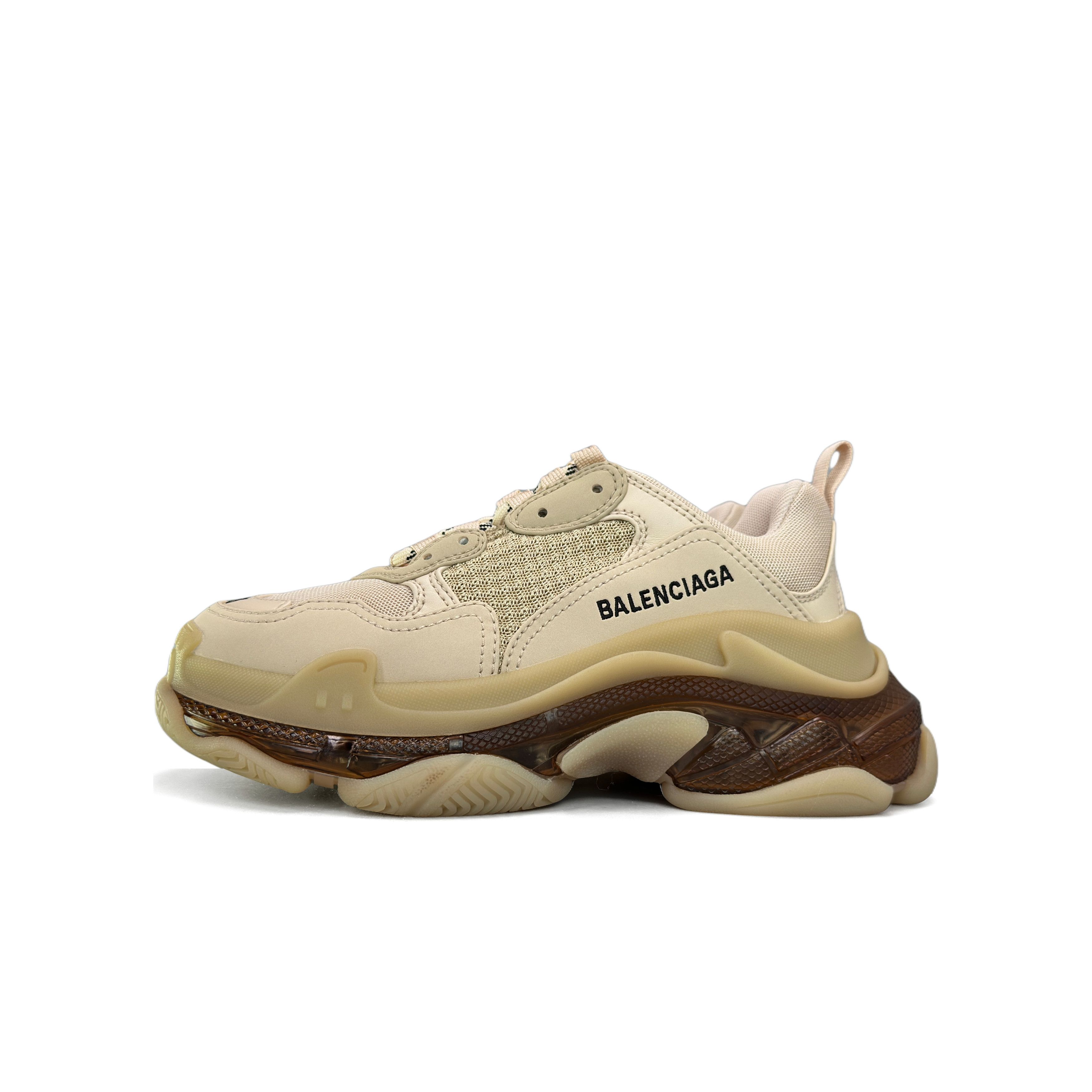 Balenciaga Balenciaga Triple S Sneakers Beige Size 36 Size US 6 / IT 36 - 1 Thumbnail