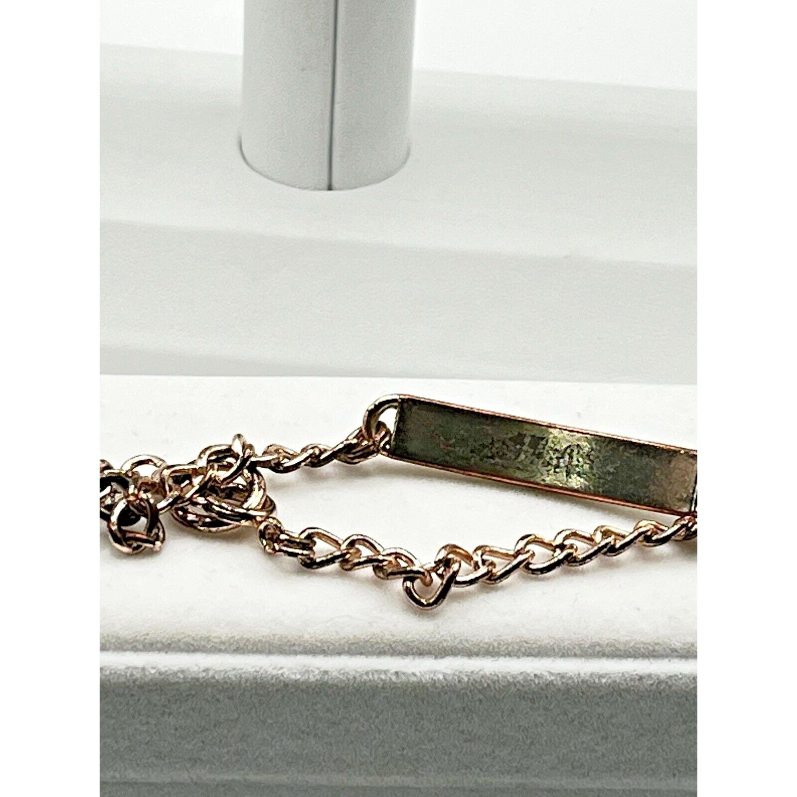 Juicy Couture Juicy Couture Rose Gold Bracelet Pave Stone Bar Bracelet Size ONE SIZE - 4 Thumbnail