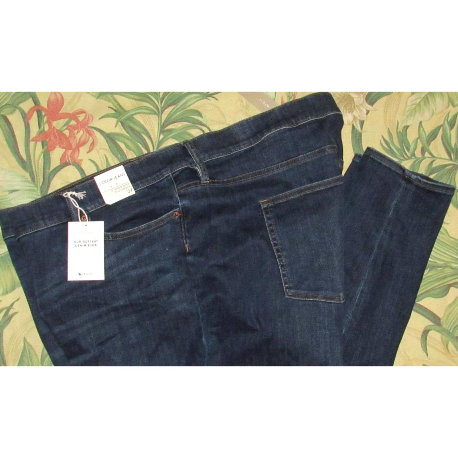 Vintage J CREW 9" High Rise Toothpick Denim Jeans 37 NWT Women Denim Jeans Toothpick 9" High Rise 37 NWT Women Blues Jeans Size 25" / US 0 / IT 36 - 2 Thumbnail