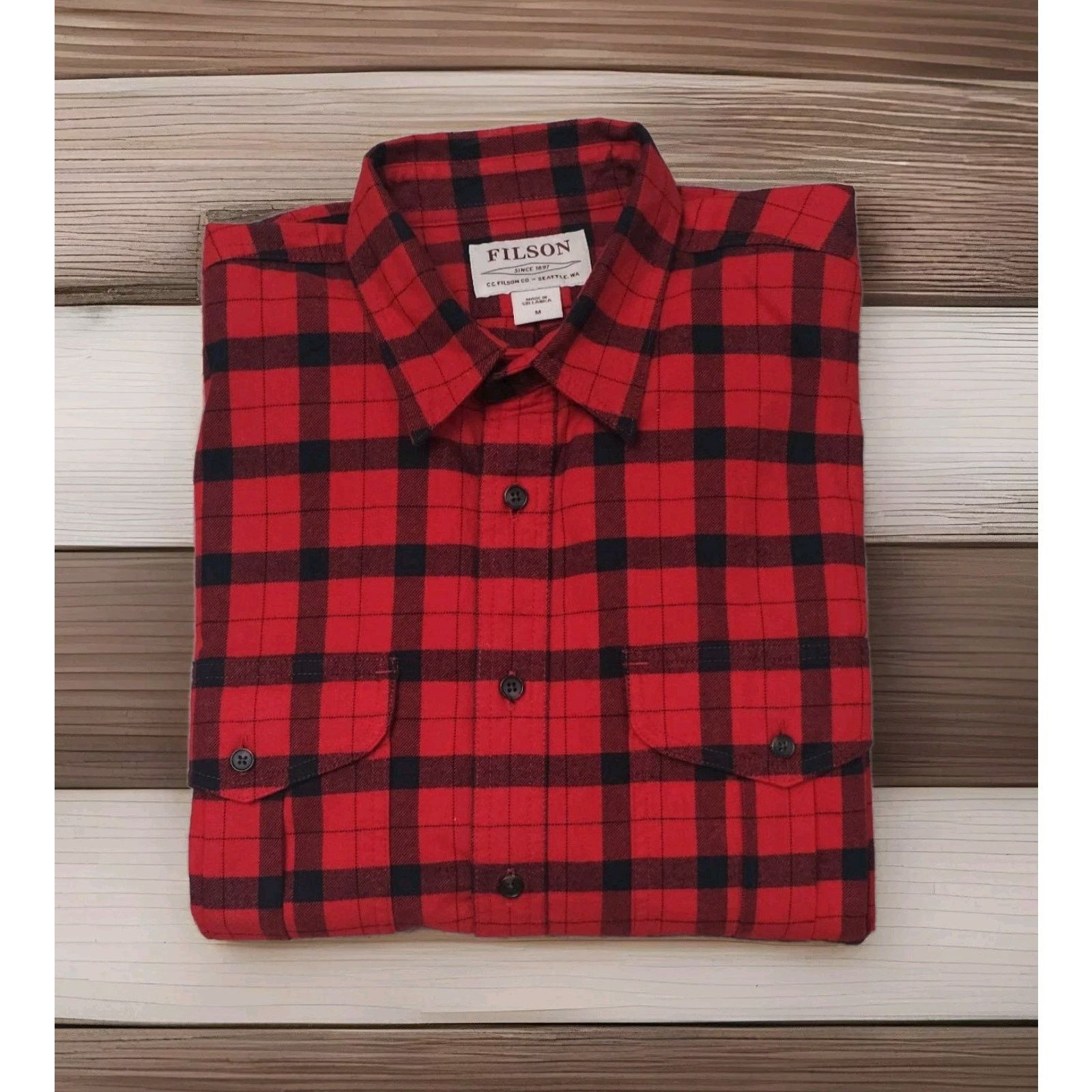 Filson CC Filson Virgin Wool Jac Heavy Duty Flannel Plaid Size US M / EU 48-50 / 2 - 4 Thumbnail